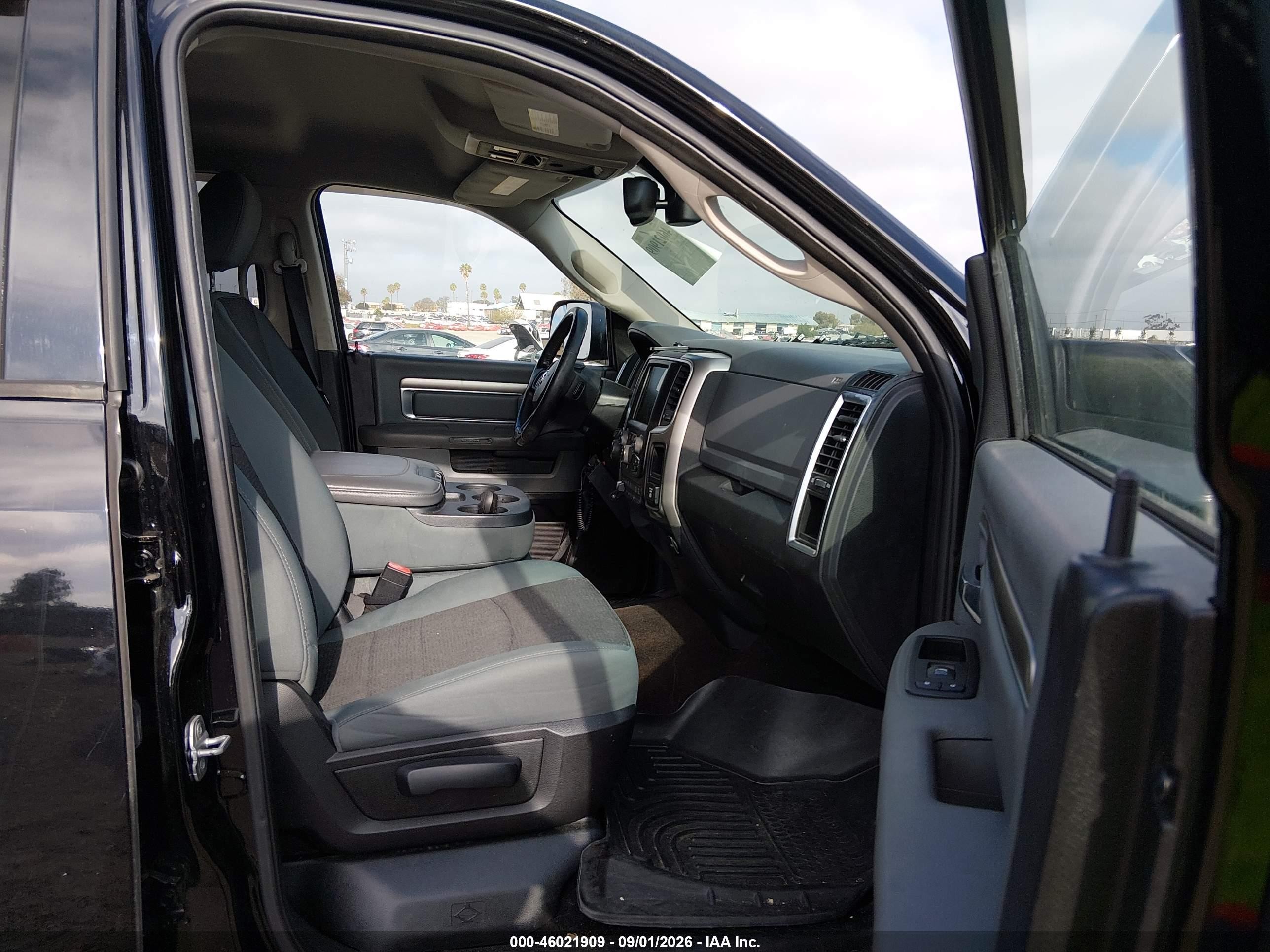 2014 Ram 1500 Big Horn Black vin: 1C6RR7LTXES353019