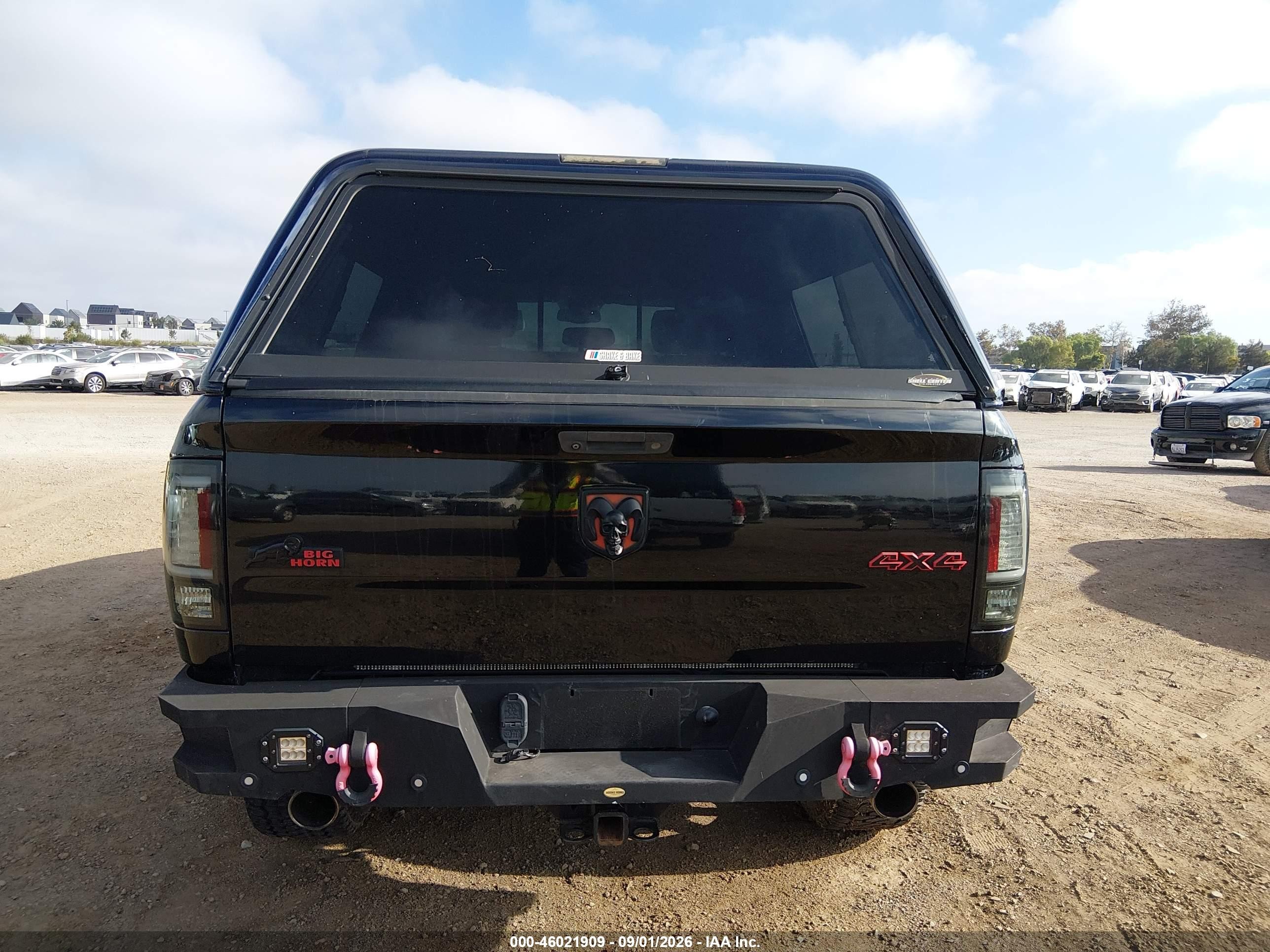2014 Ram 1500 Big Horn Black vin: 1C6RR7LTXES353019