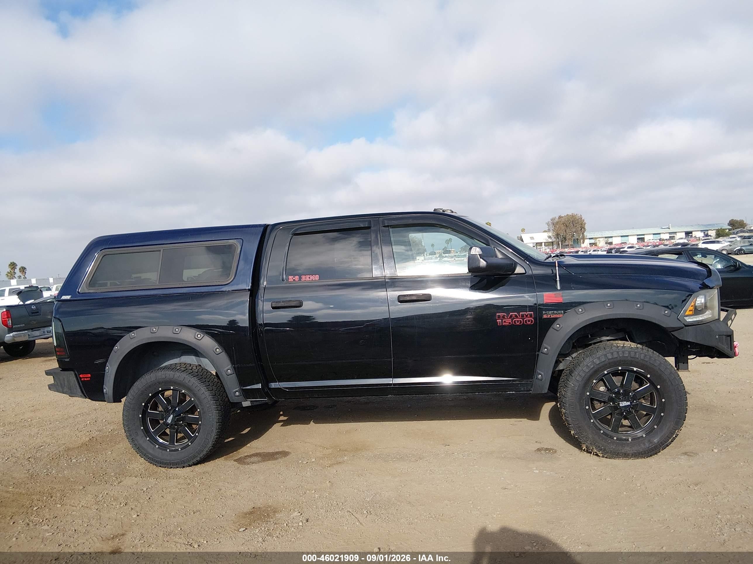 2014 Ram 1500 Big Horn Black vin: 1C6RR7LTXES353019