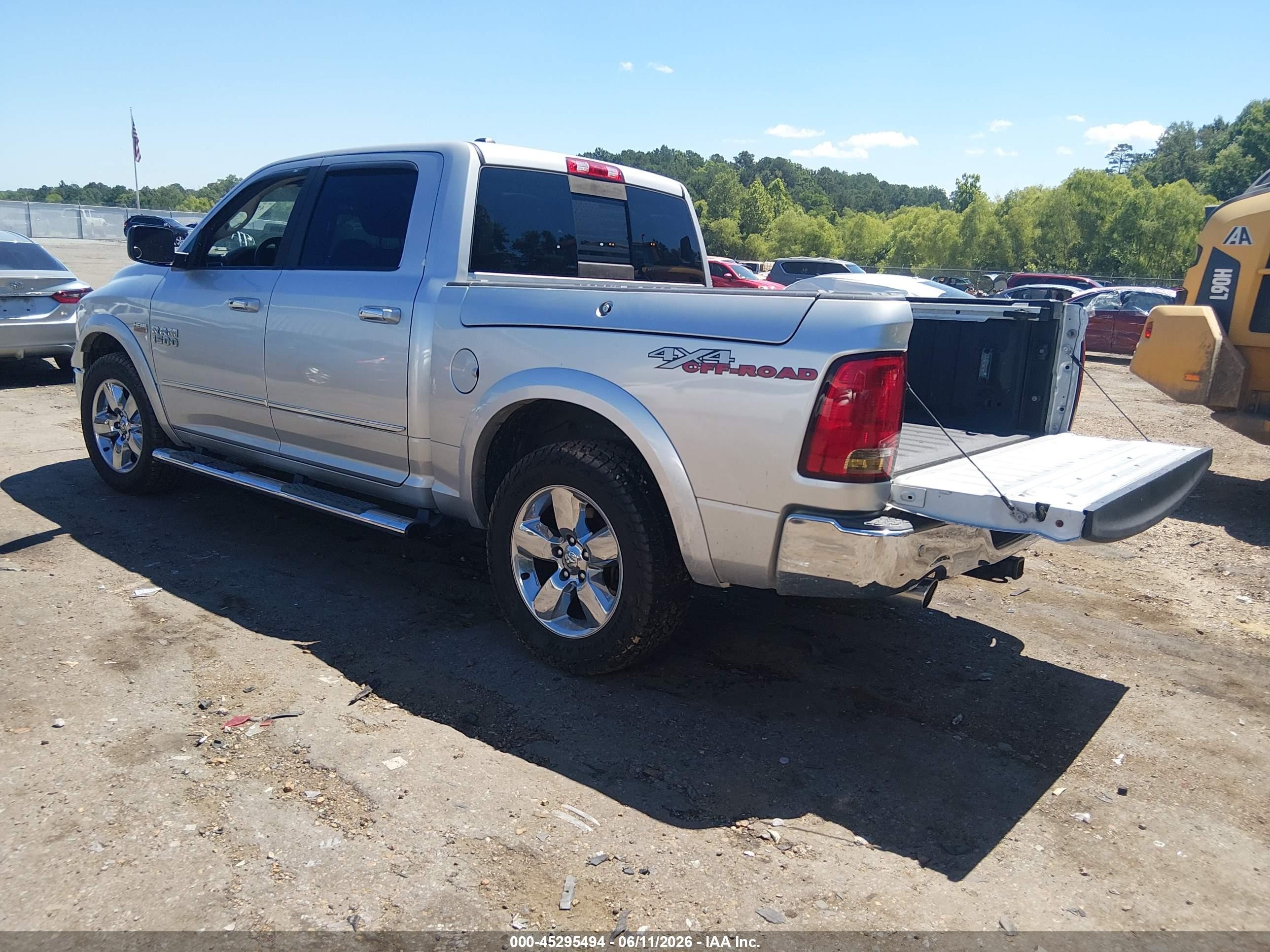 2014 Ram 1500 Big Horn Серебряный vin: 1C6RR7LTXES362366