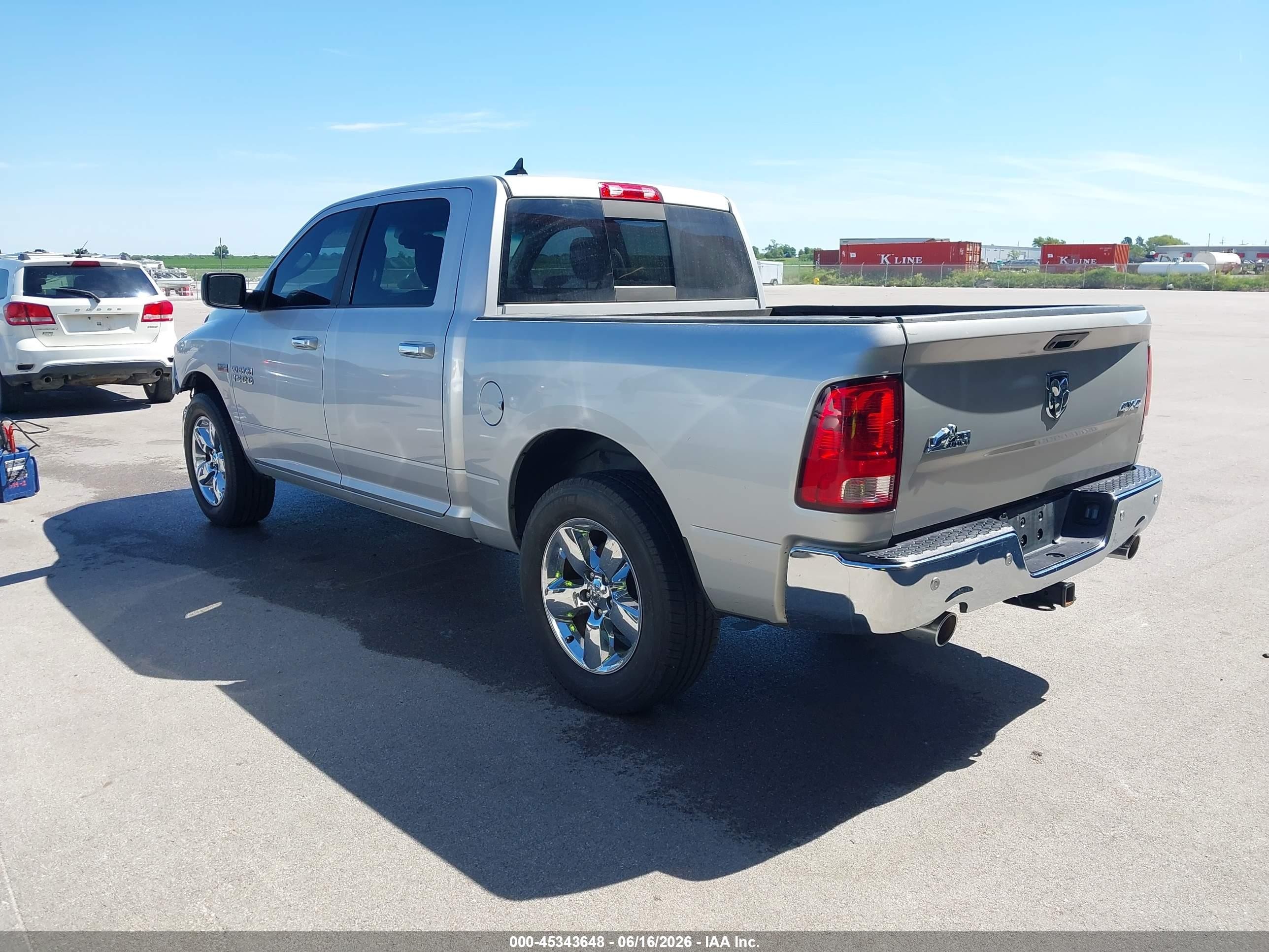 2015 Ram 1500 Big Horn Silver vin: 1C6RR7LTXFS533456