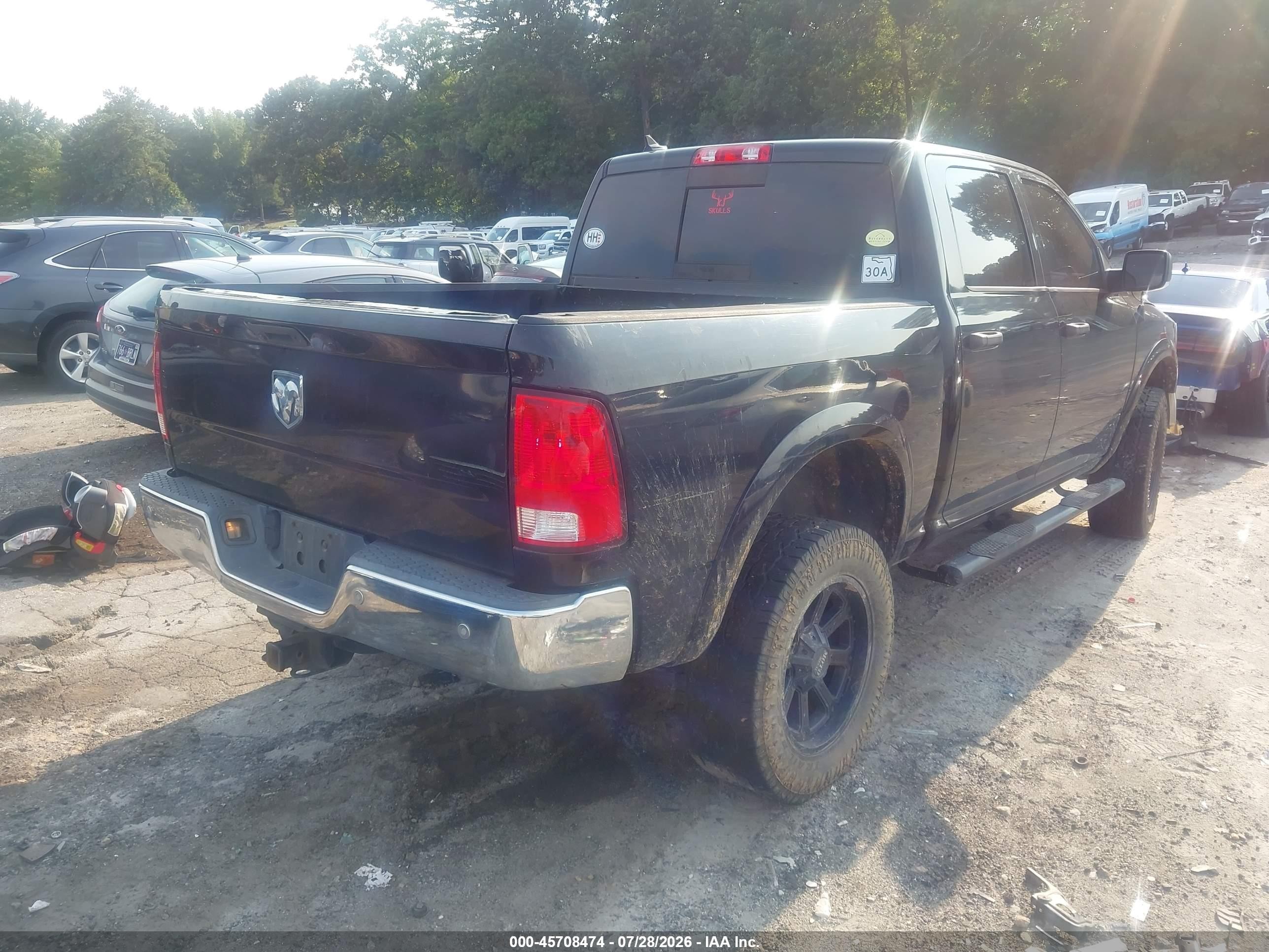 2015 Ram 1500 Outdoorsman Black vin: 1C6RR7LTXFS625800