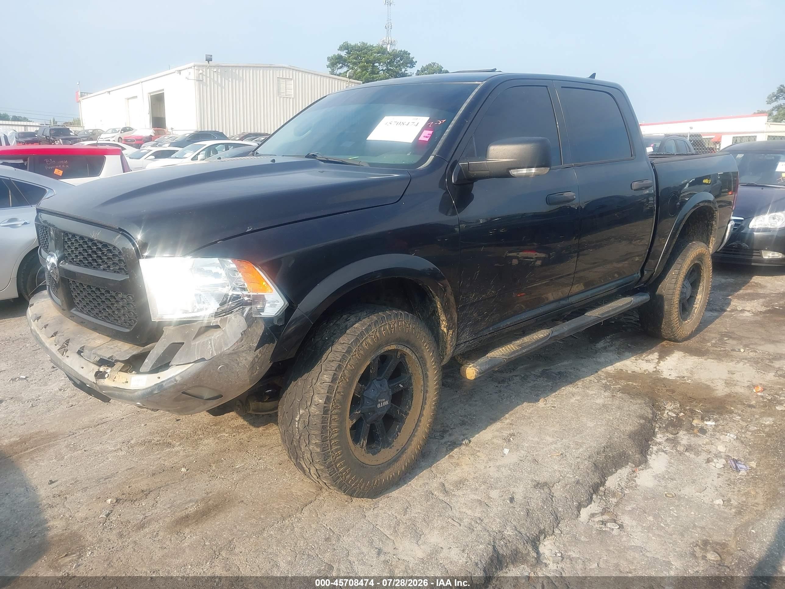 2015 Ram 1500 Outdoorsman Black vin: 1C6RR7LTXFS625800