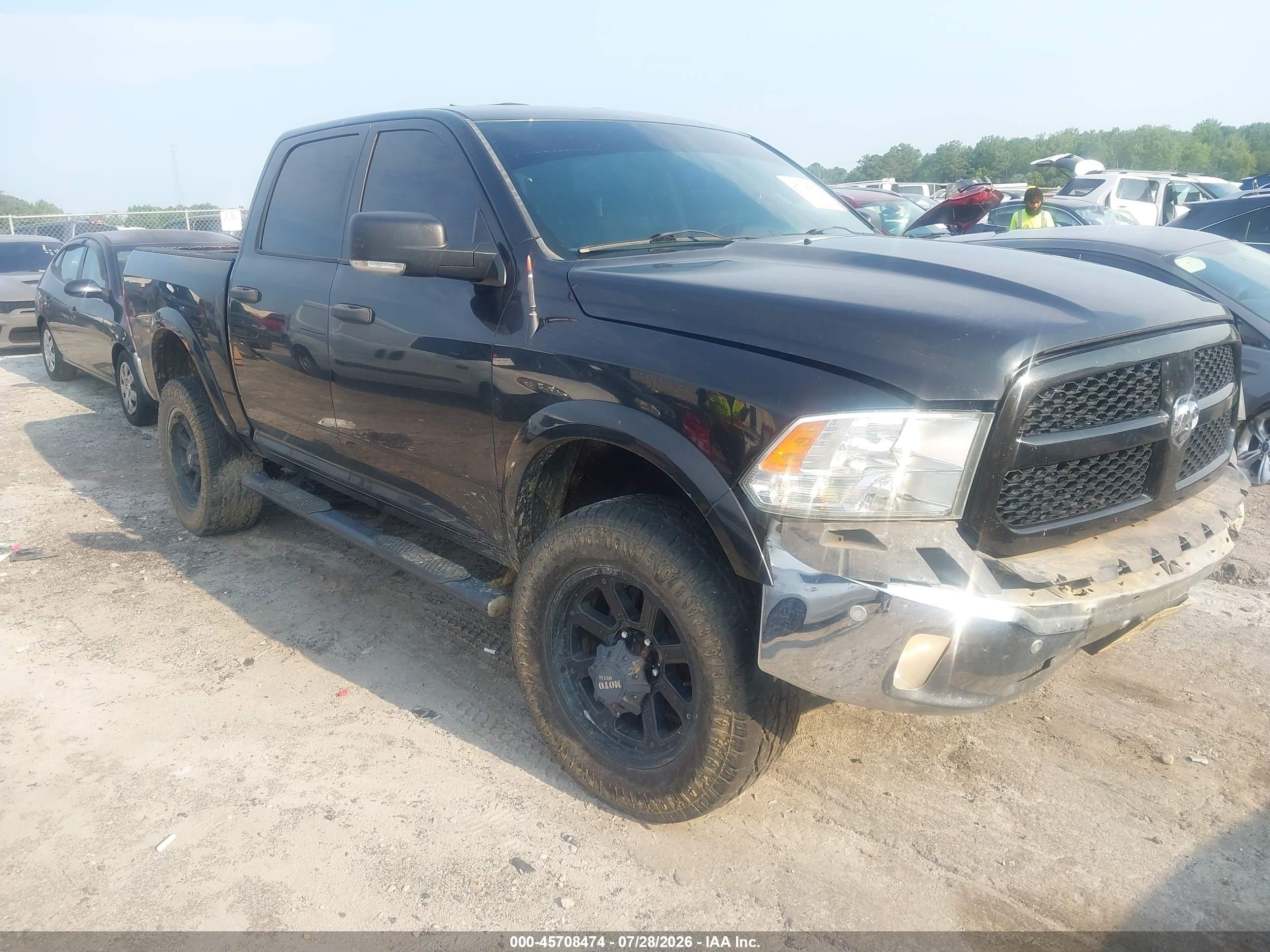 2015 Ram 1500 Outdoorsman Black vin: 1C6RR7LTXFS625800
