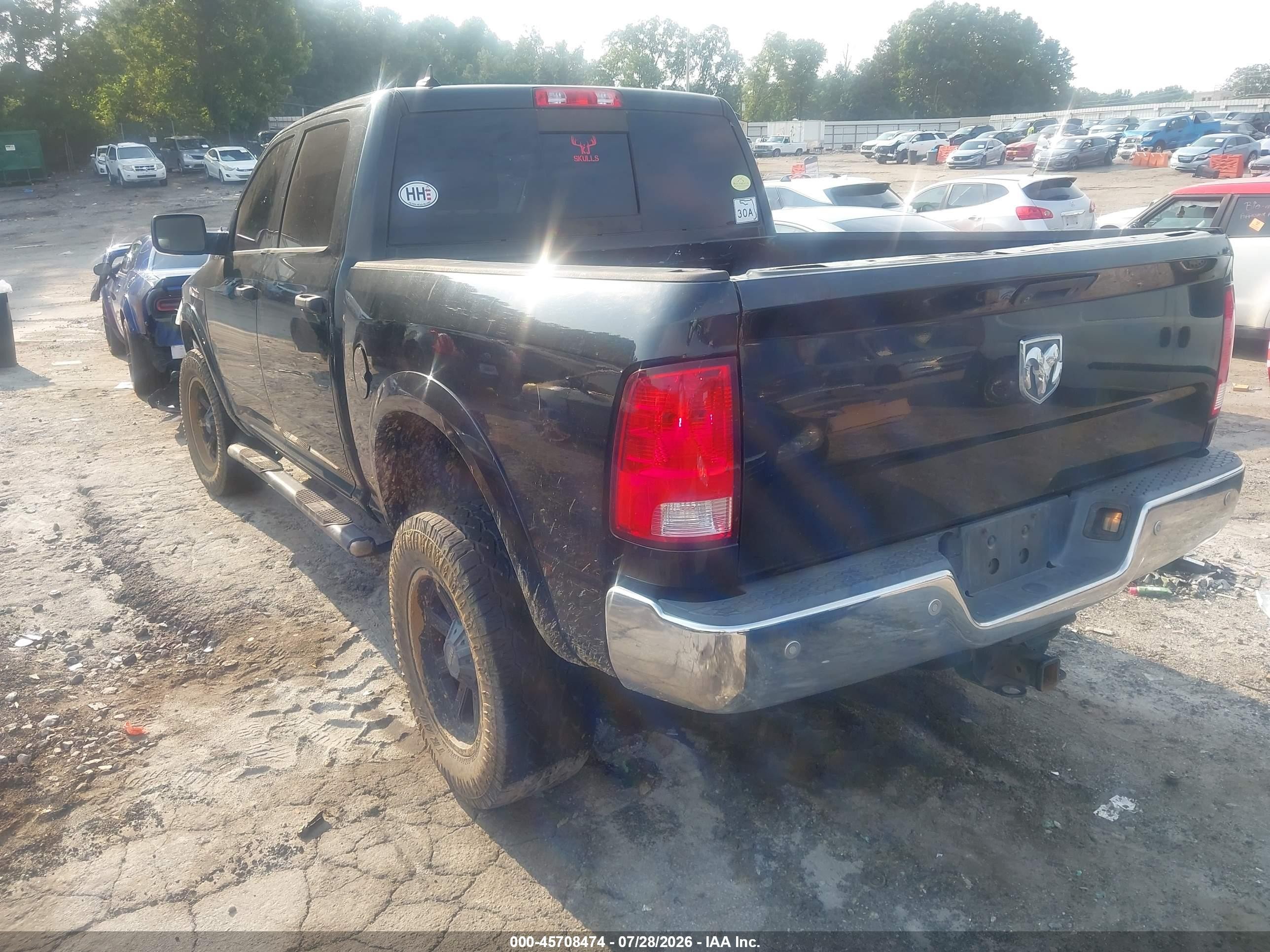 2015 Ram 1500 Outdoorsman Black vin: 1C6RR7LTXFS625800