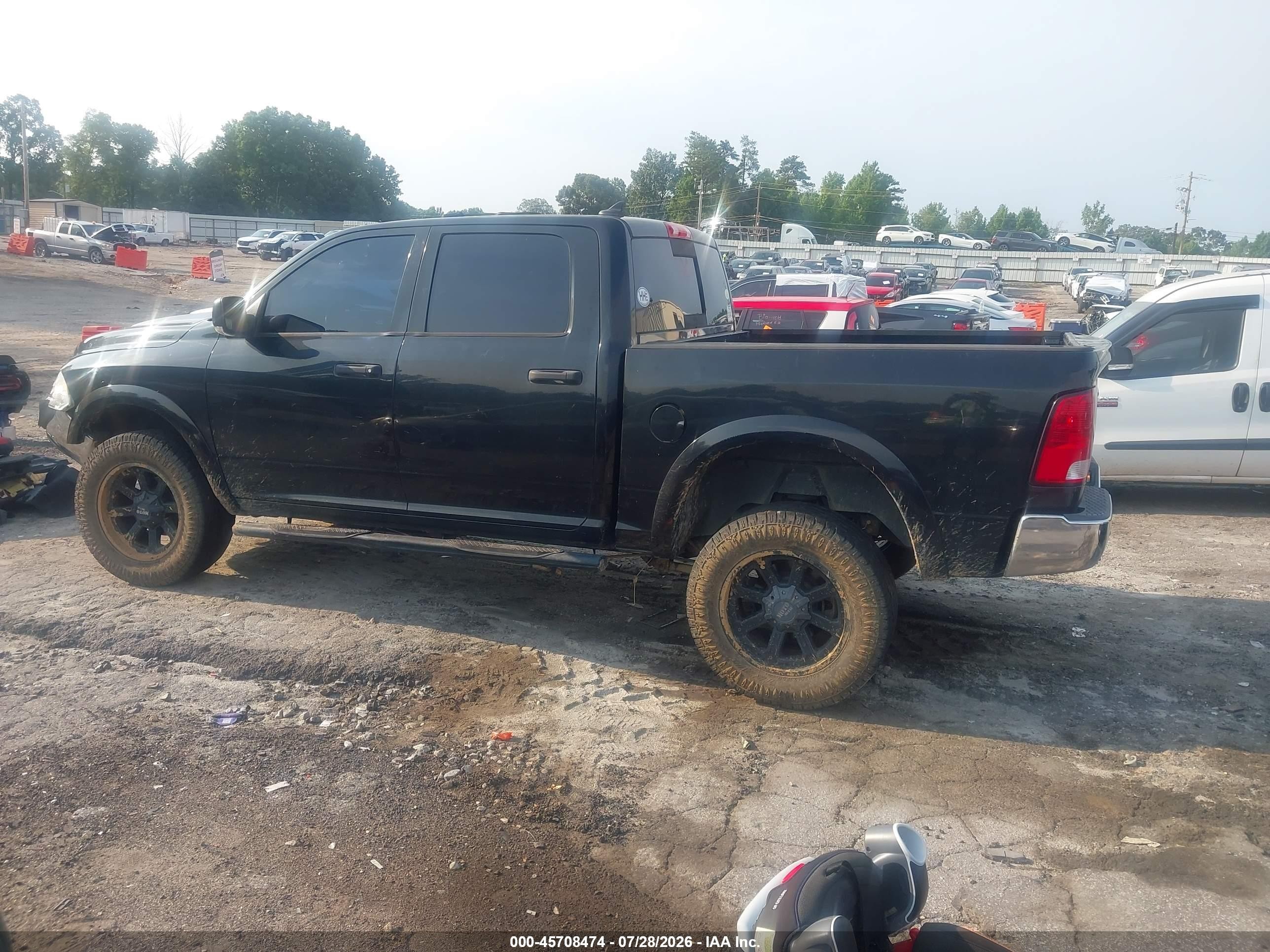 2015 Ram 1500 Outdoorsman Black vin: 1C6RR7LTXFS625800
