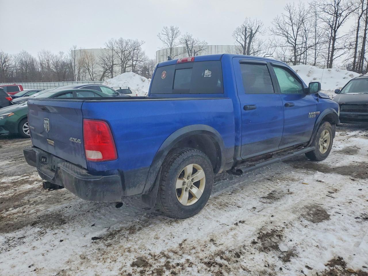 2015 Ram 1500 Slt Синий vin: 1C6RR7LTXFS727484