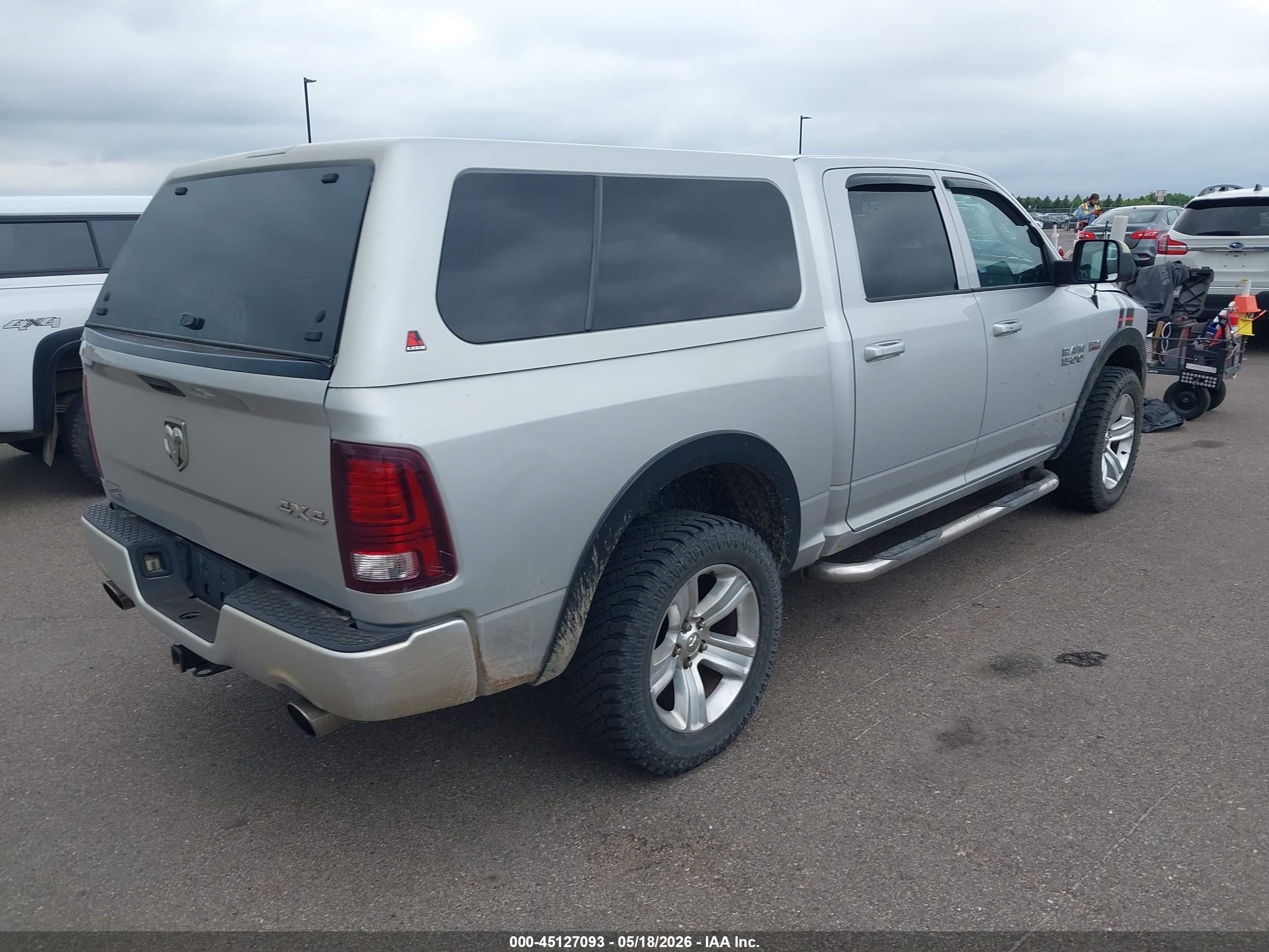 2014 Ram 1500 Sport Silver vin: 1C6RR7MT0ES111015