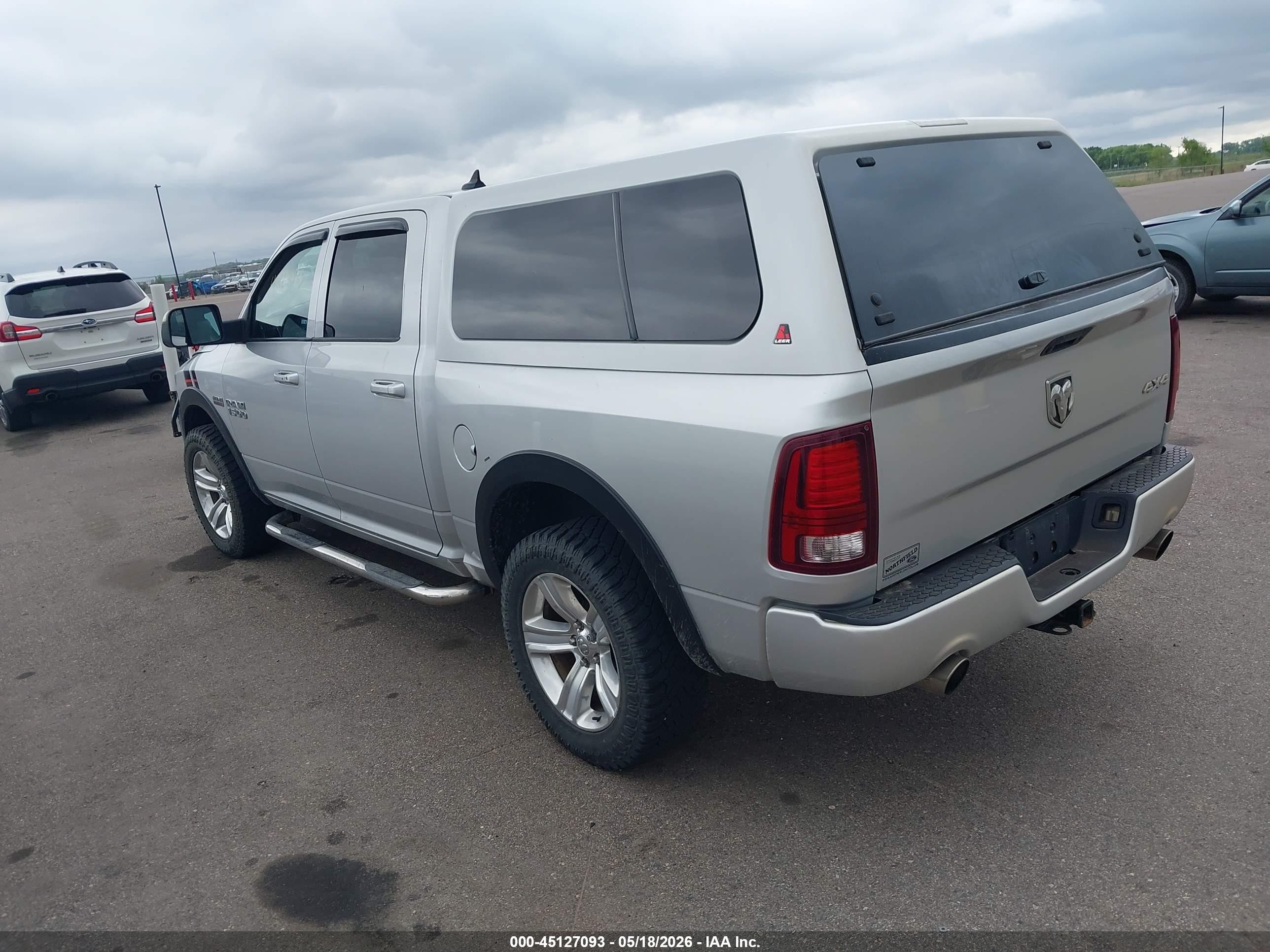 2014 Ram 1500 Sport Silver vin: 1C6RR7MT0ES111015