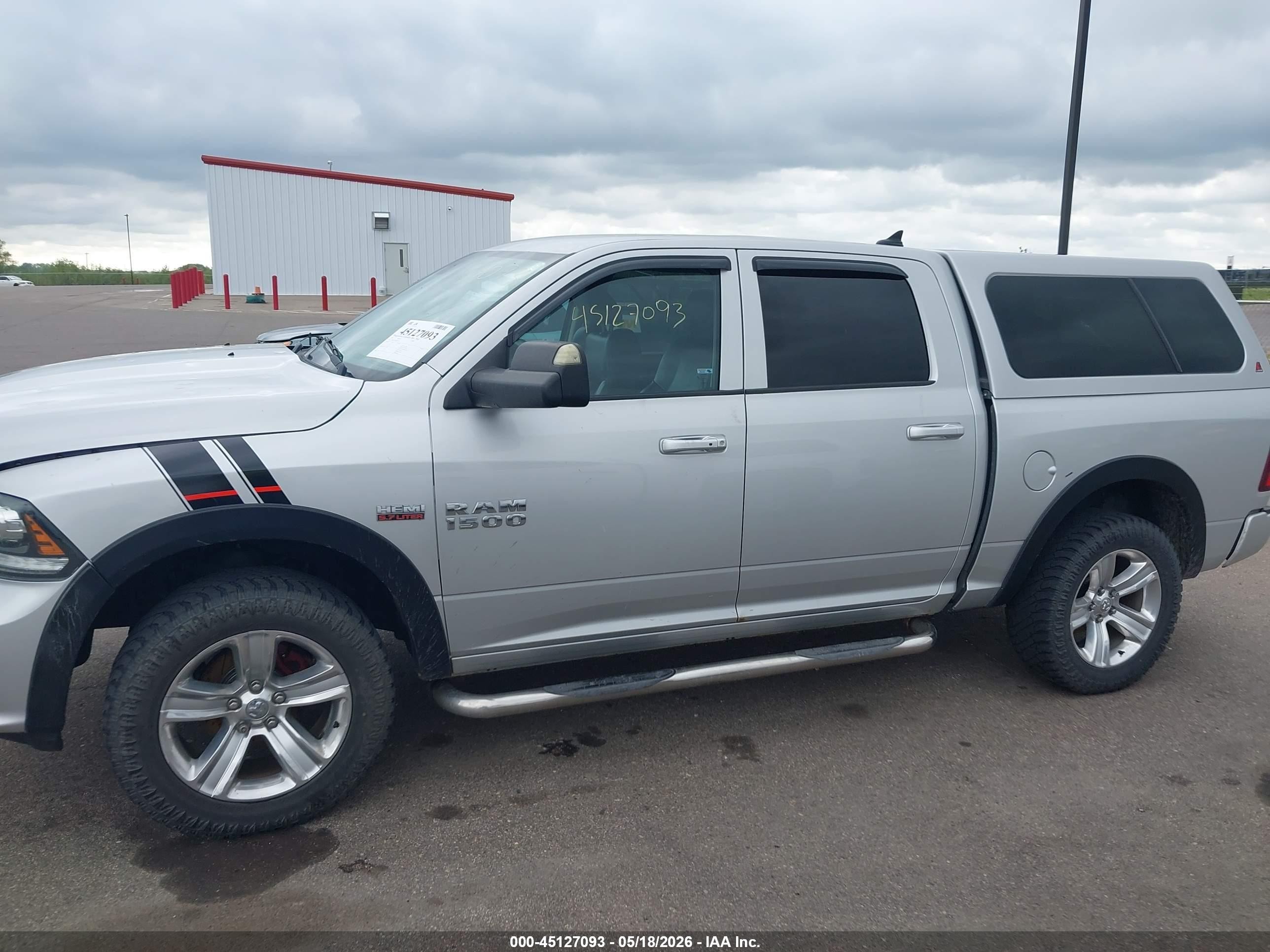 2014 Ram 1500 Sport Silver vin: 1C6RR7MT0ES111015