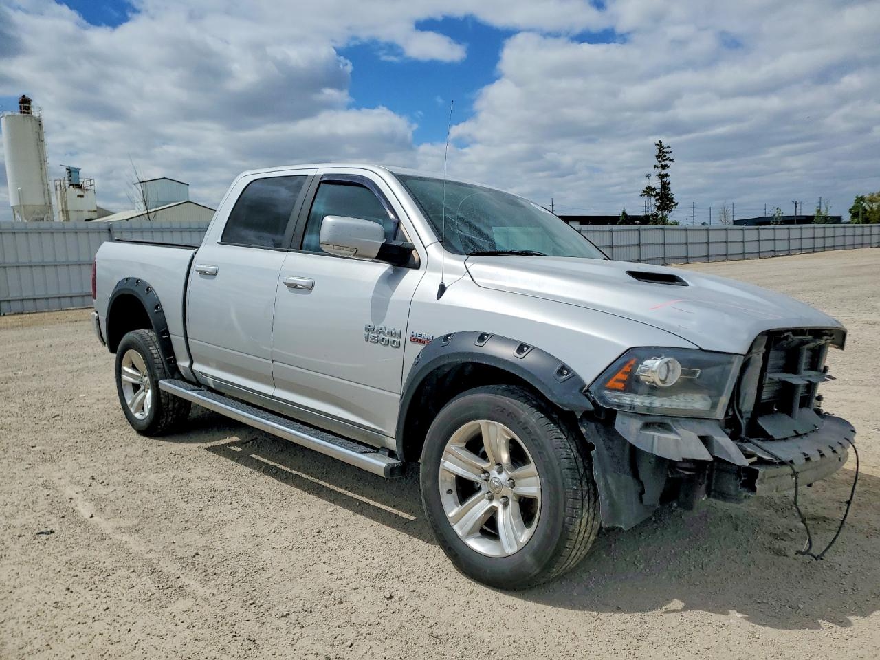 2014 Ram 1500 Sport Silver vin: 1C6RR7MT0ES112147