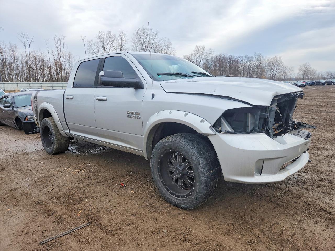 2014 Ram 1500 Sport Серебряный vin: 1C6RR7MT0ES194722