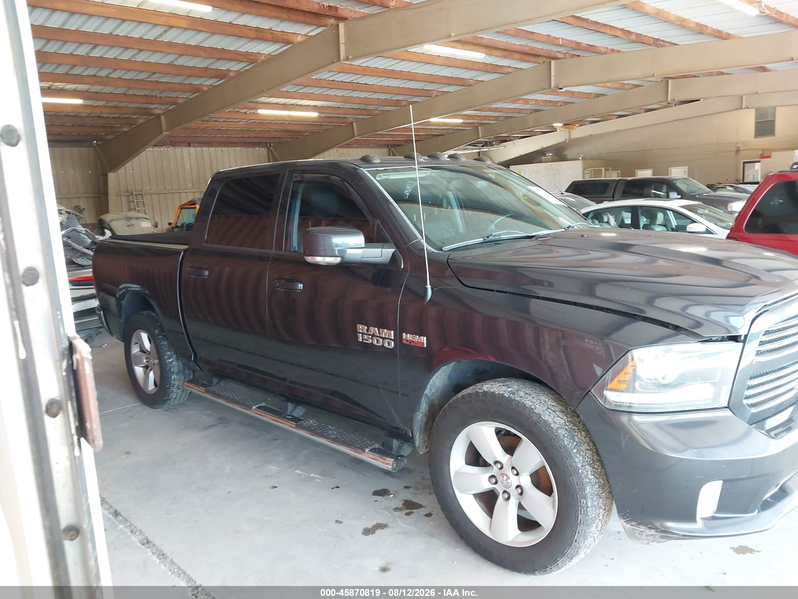 2014 Ram 1500 Sport Gray vin: 1C6RR7MT0ES196812