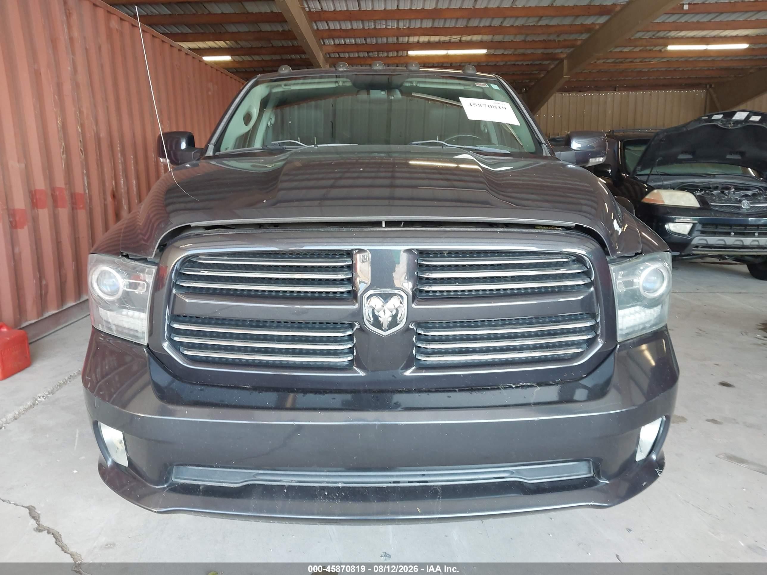 2014 Ram 1500 Sport Gray vin: 1C6RR7MT0ES196812