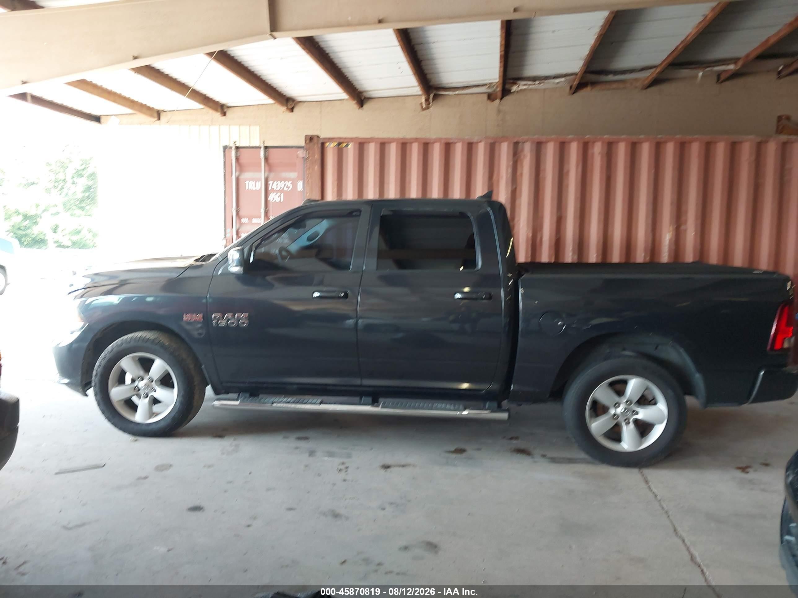2014 Ram 1500 Sport Gray vin: 1C6RR7MT0ES196812