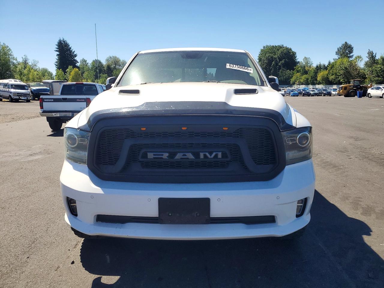 2014 Ram 1500 Sport White vin: 1C6RR7MT0ES223880
