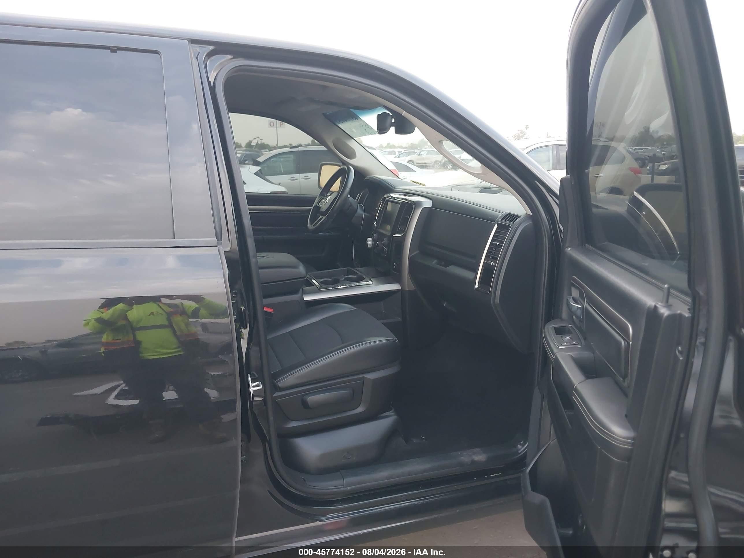2014 Ram 1500 Sport Black vin: 1C6RR7MT0ES280953