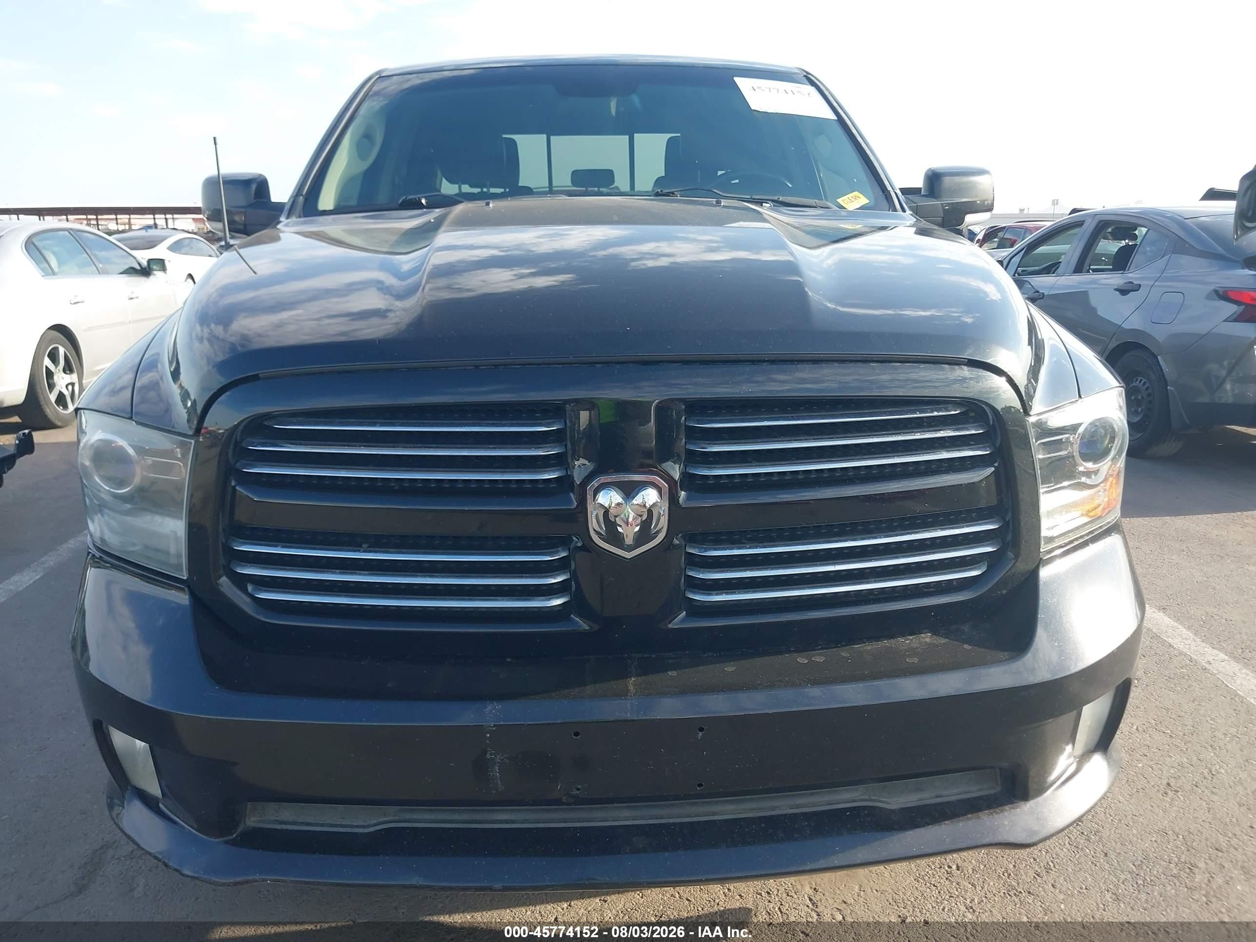 2014 Ram 1500 Sport Black vin: 1C6RR7MT0ES280953