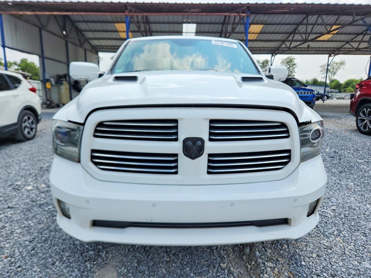 2015 Ram 1500 Sport White vin: 1C6RR7MT0FS599173