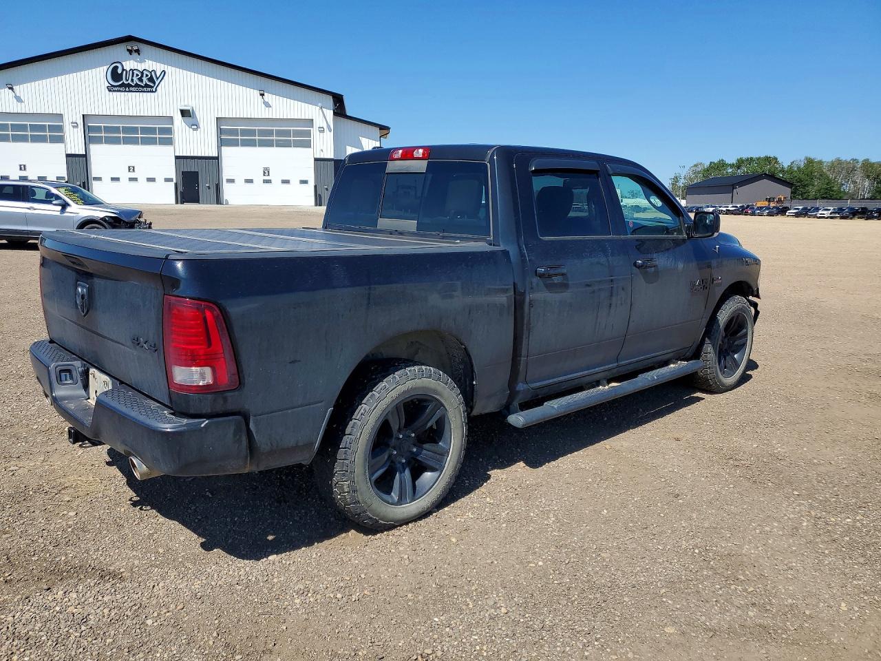 2015 Ram 1500 Sport Black vin: 1C6RR7MT0FS766244