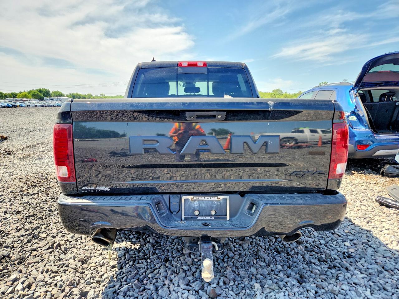 2018 Ram 1500 Sport Black vin: 1C6RR7MT0JS341857