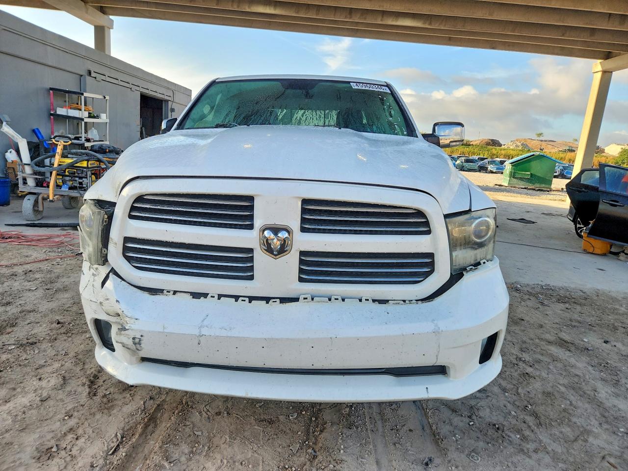 2013 Ram 1500 Sport White vin: 1C6RR7MT1DS700993
