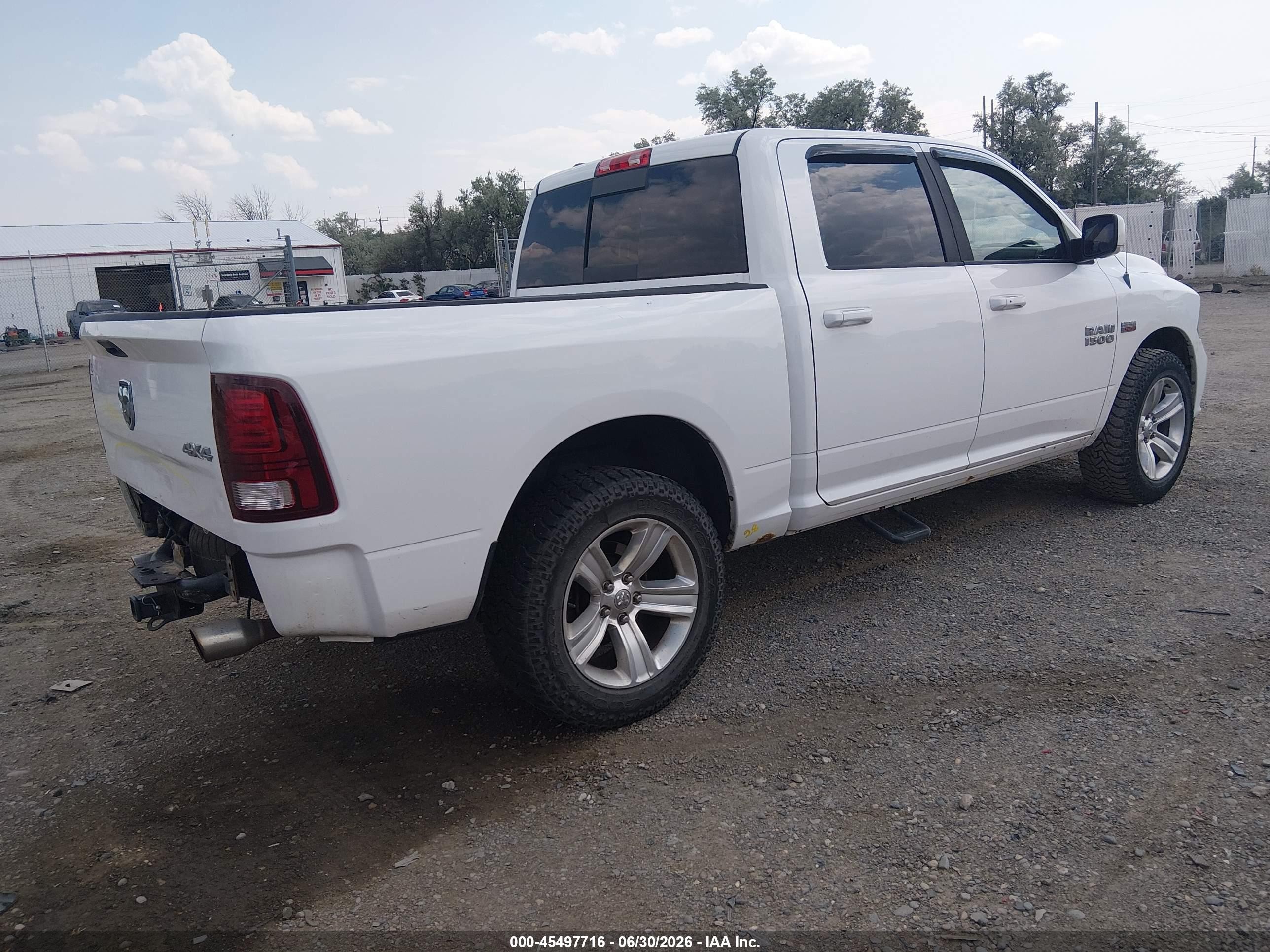 2013 Ram 1500 Sport Yellow vin: 1C6RR7MT1DS708902