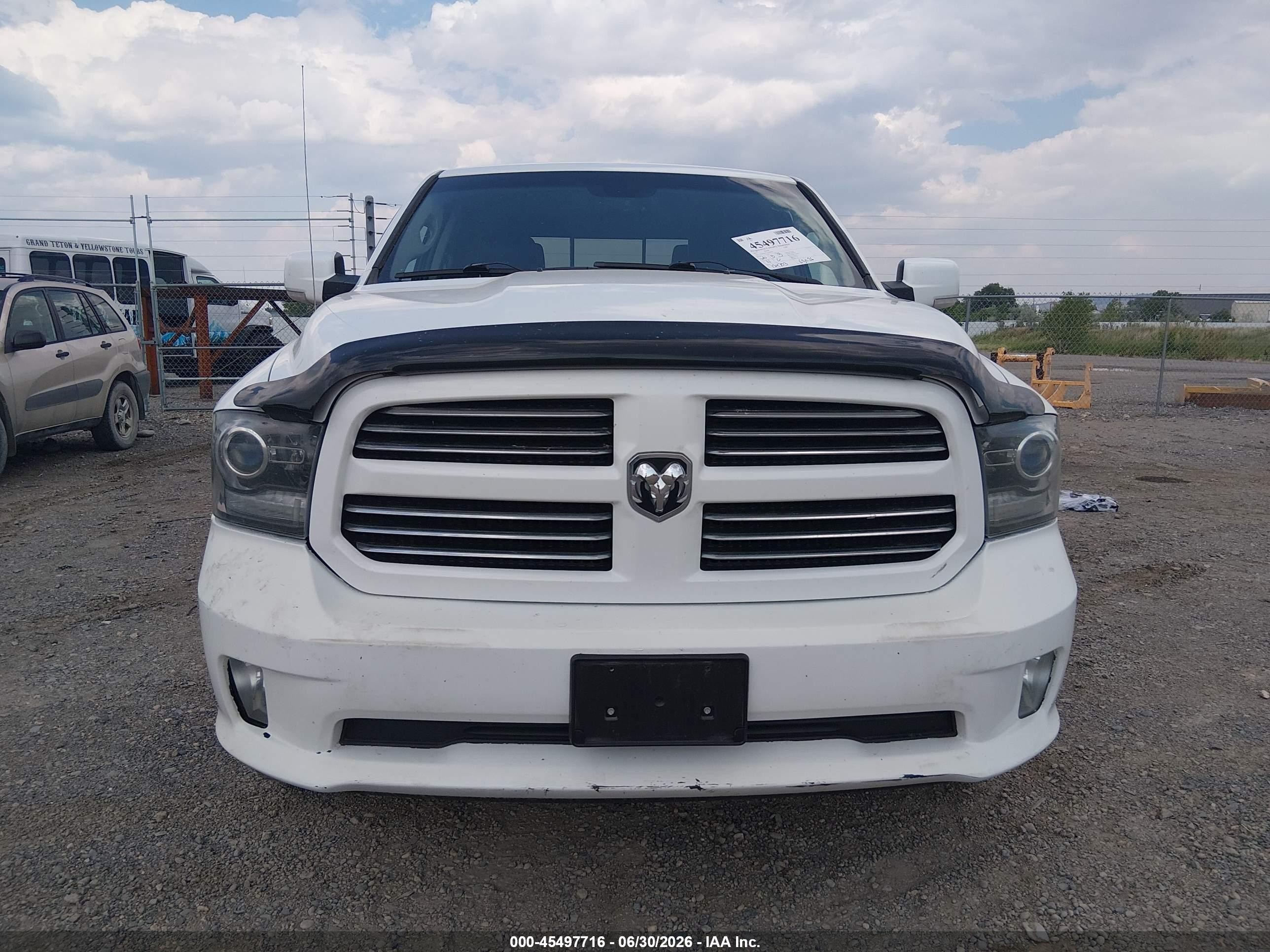 2013 Ram 1500 Sport Yellow vin: 1C6RR7MT1DS708902