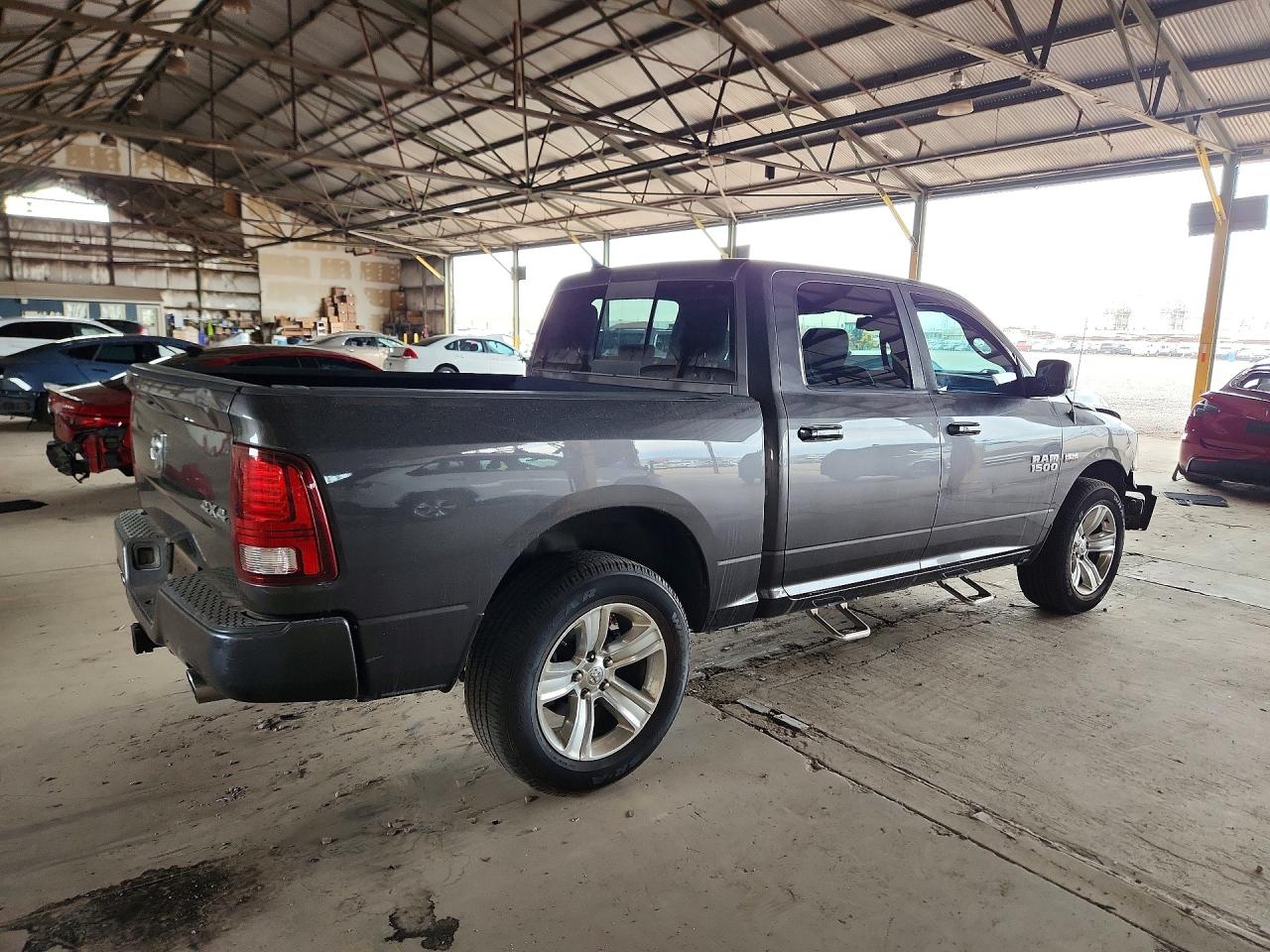 2015 Ram 1500 Sport Gray vin: 1C6RR7MT1FS612402