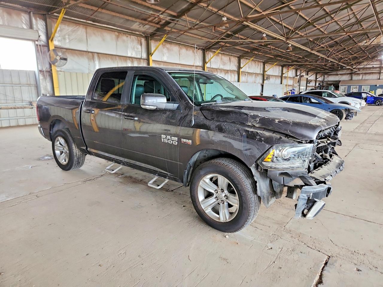 2015 Ram 1500 Sport Gray vin: 1C6RR7MT1FS612402