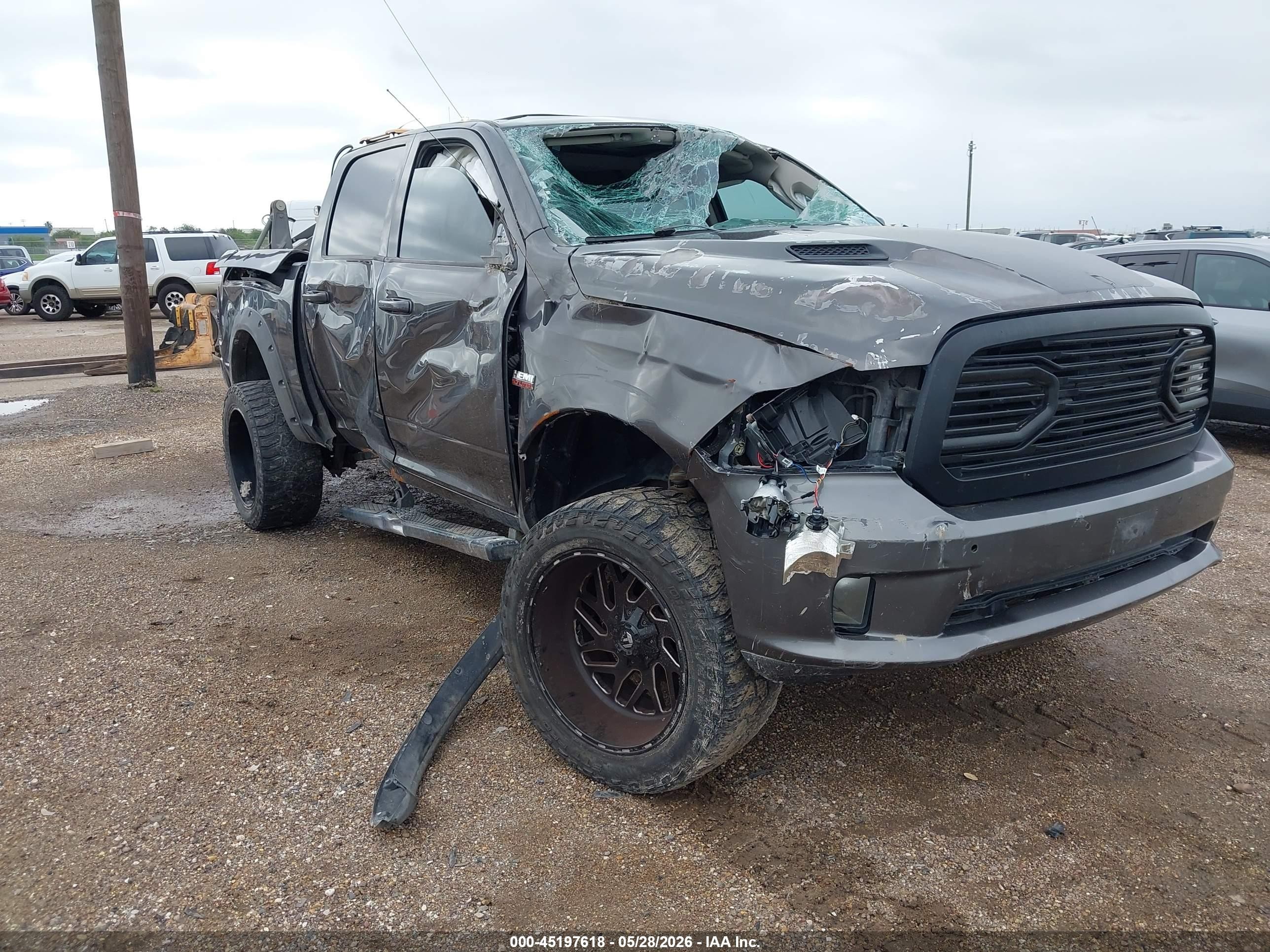2015 Ram 1500 Sport Gray vin: 1C6RR7MT1FS652821