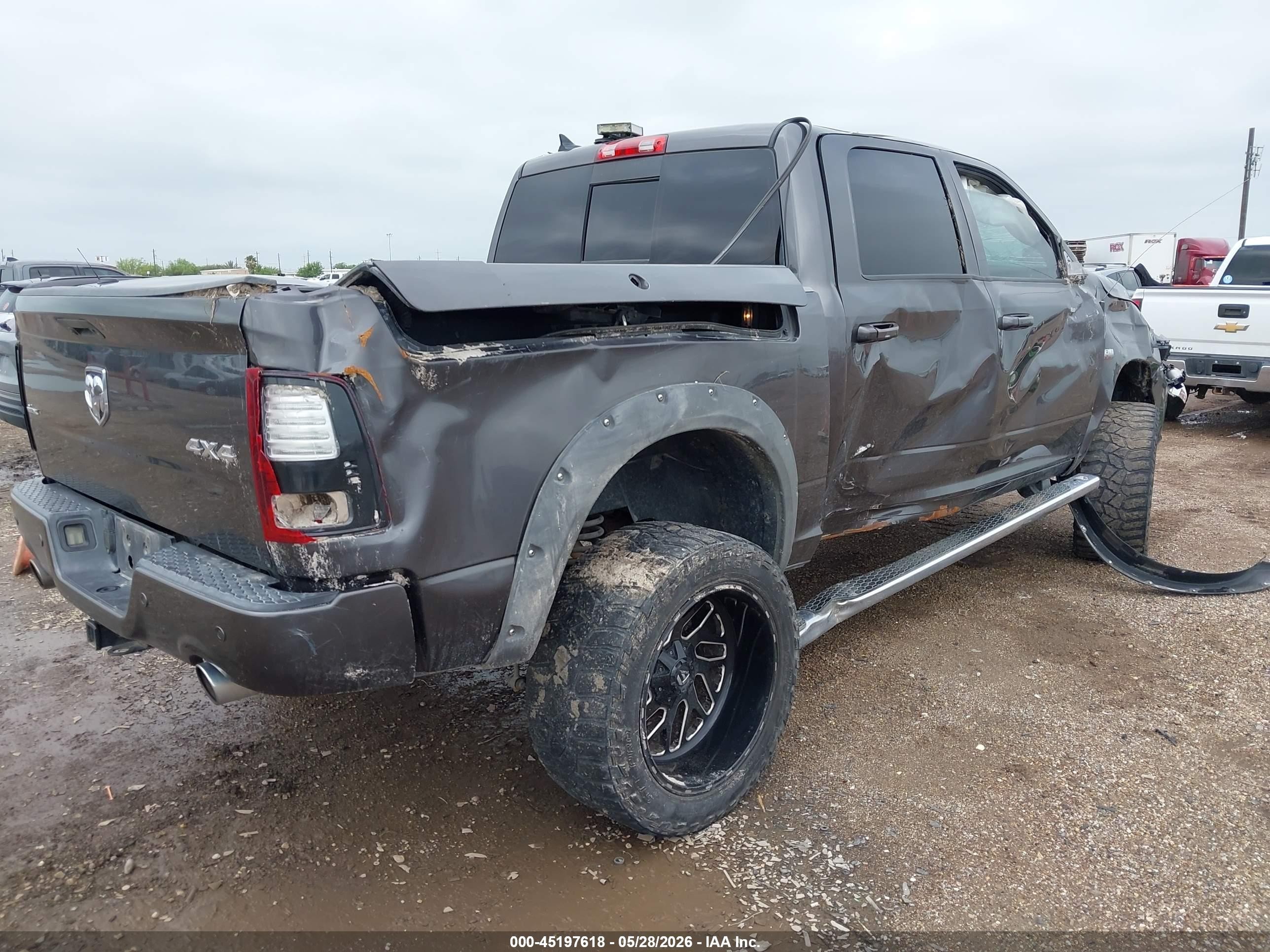 2015 Ram 1500 Sport Gray vin: 1C6RR7MT1FS652821