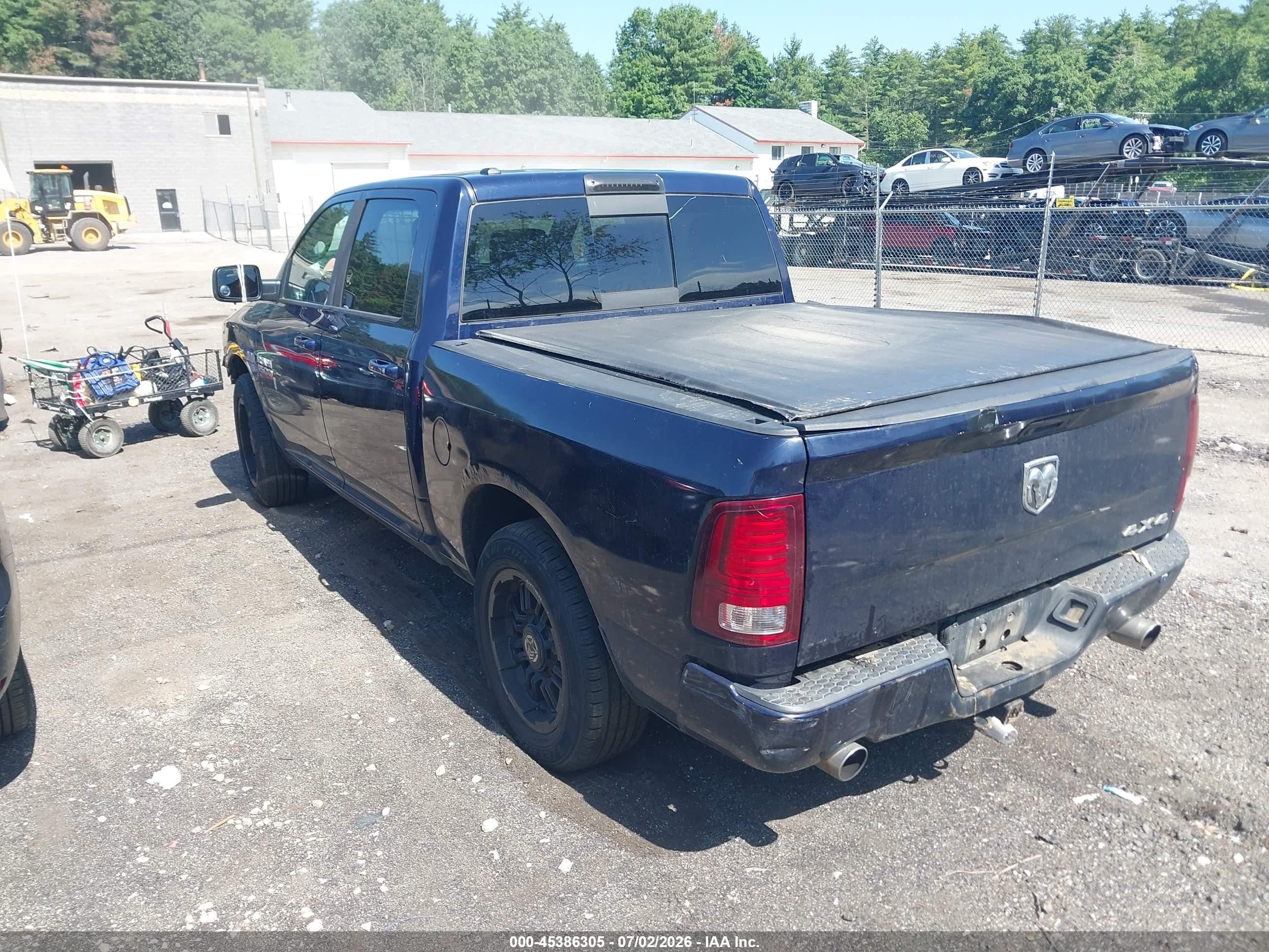 2014 Ram 1500 Sport Синий vin: 1C6RR7MT2ES188677