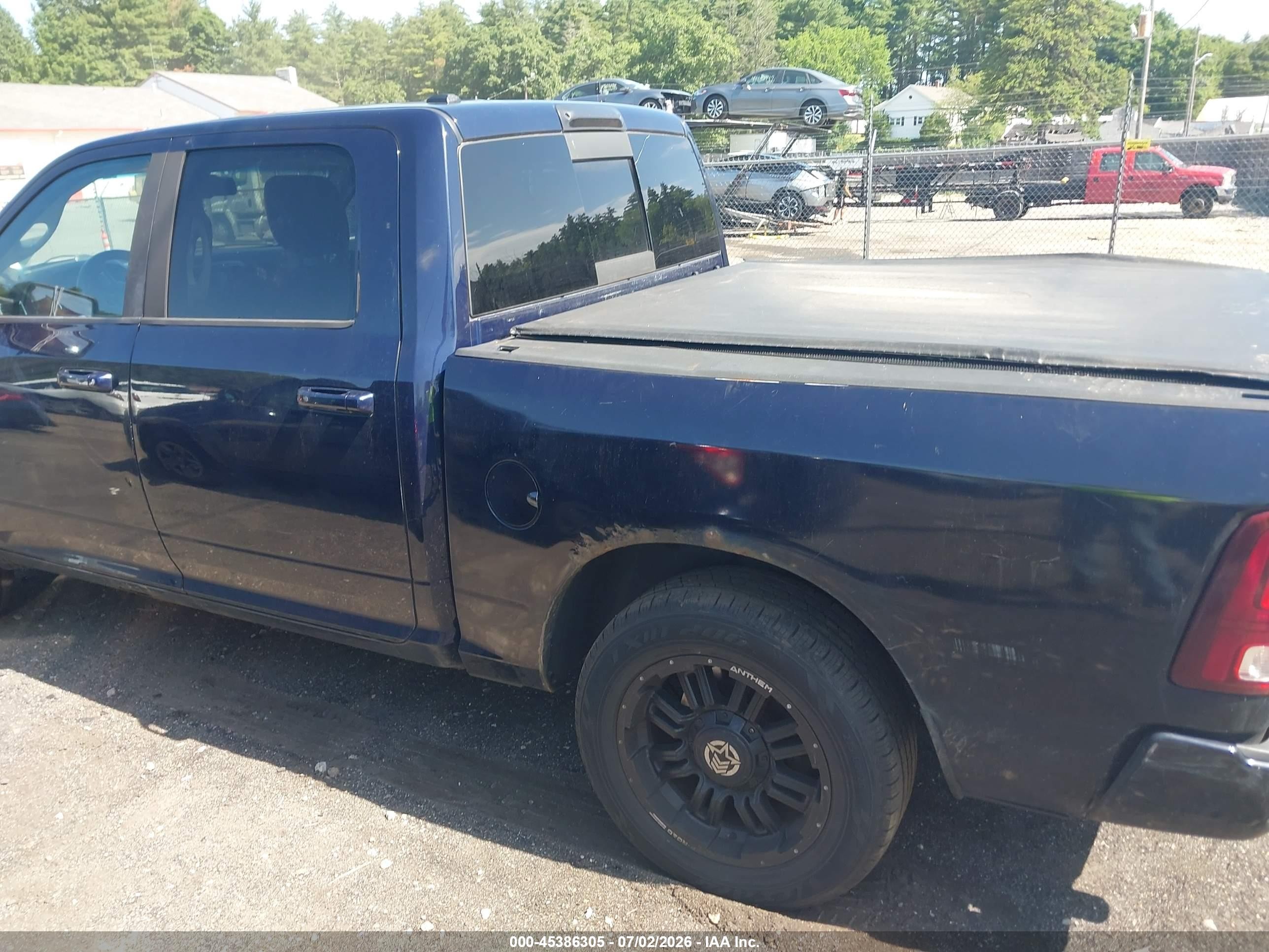 2014 Ram 1500 Sport Синий vin: 1C6RR7MT2ES188677