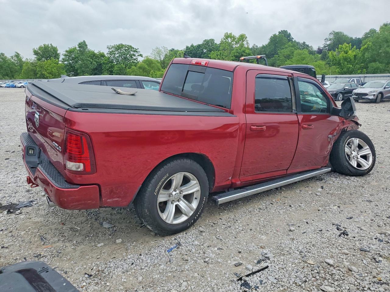 2014 Ram 1500 Sport Burgundy vin: 1C6RR7MT2ES216980