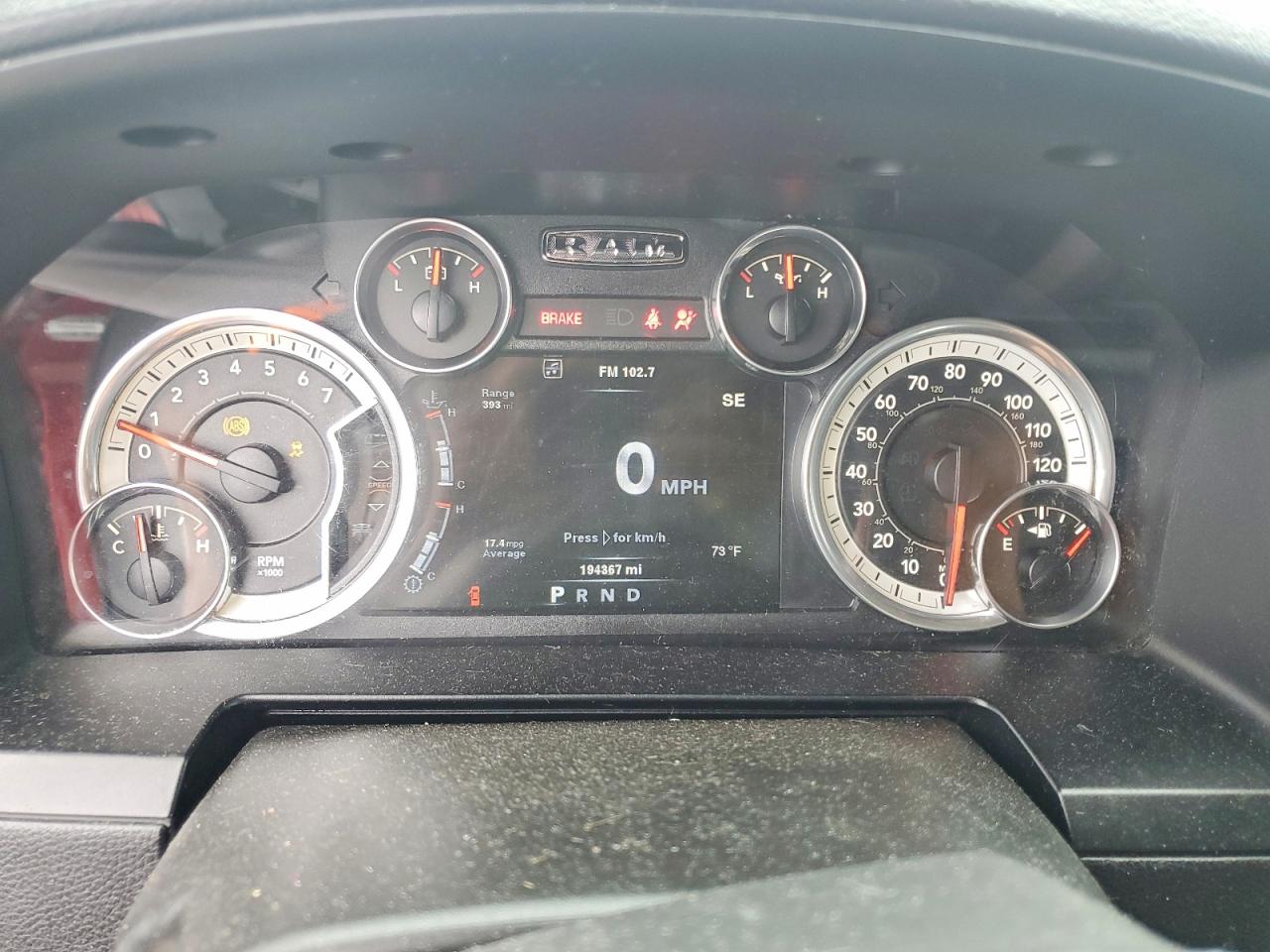2014 Ram 1500 Sport Burgundy vin: 1C6RR7MT2ES216980