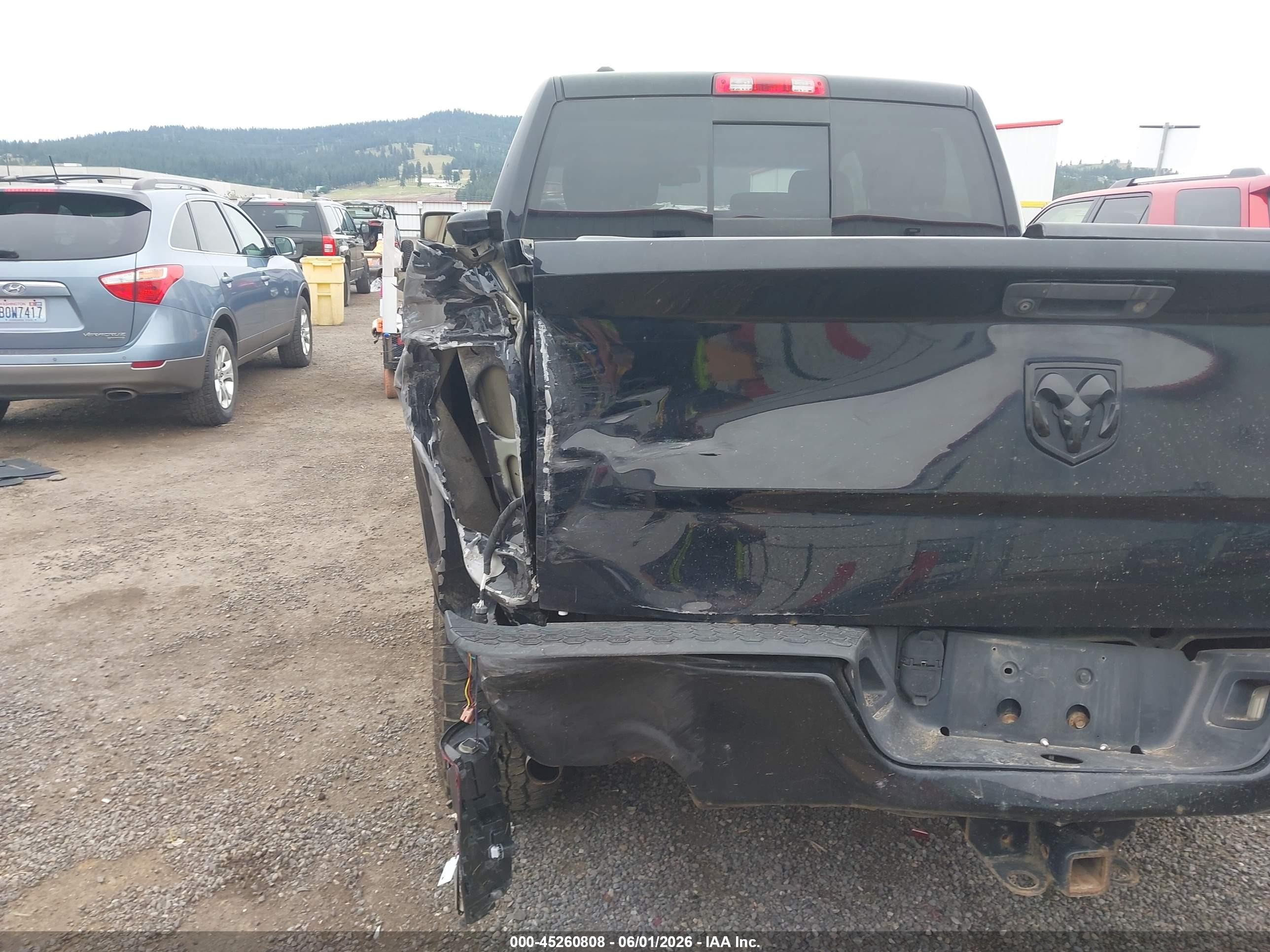 2014 Ram 1500 Sport Black vin: 1C6RR7MT2ES261594