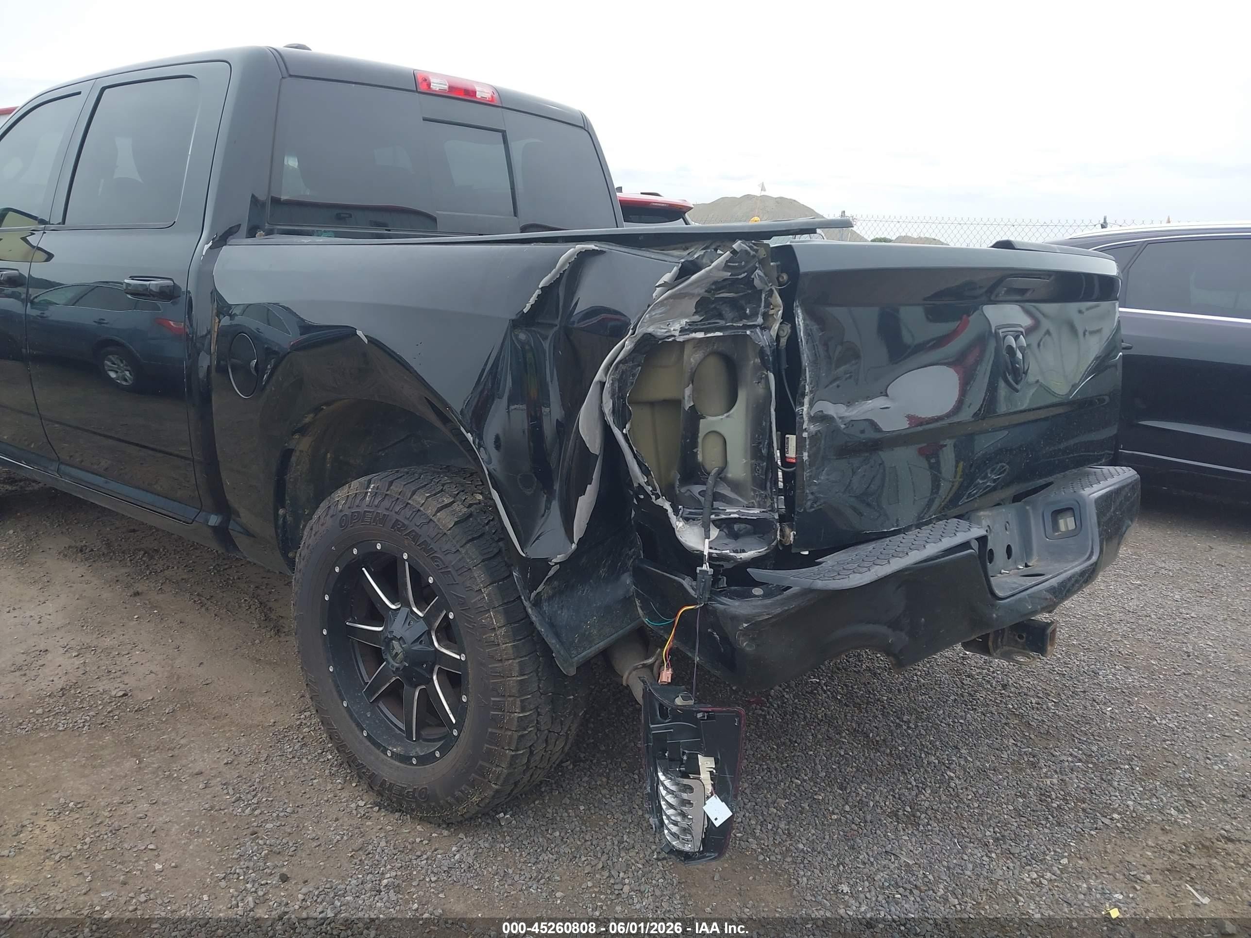 2014 Ram 1500 Sport Black vin: 1C6RR7MT2ES261594
