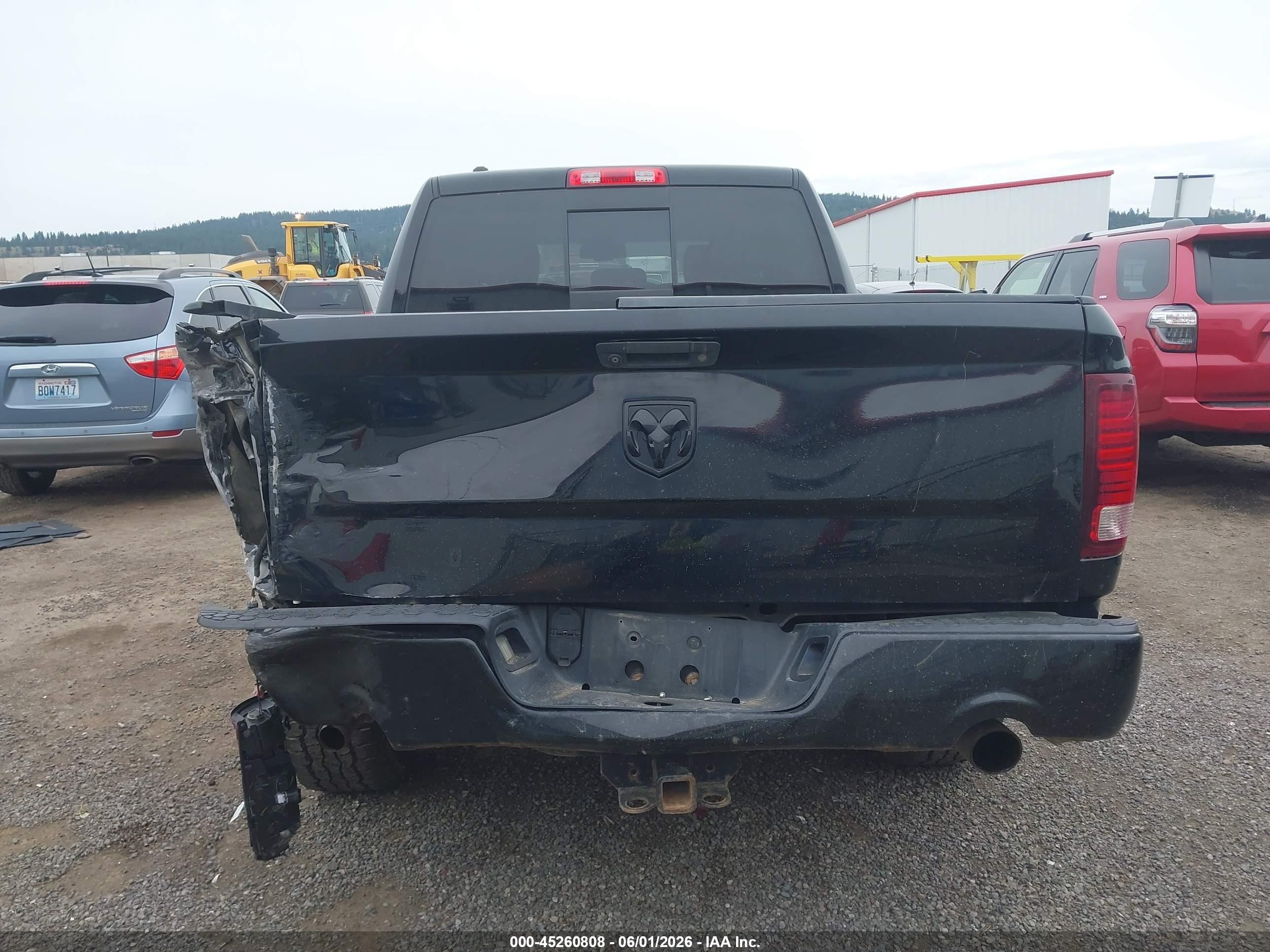 2014 Ram 1500 Sport Black vin: 1C6RR7MT2ES261594