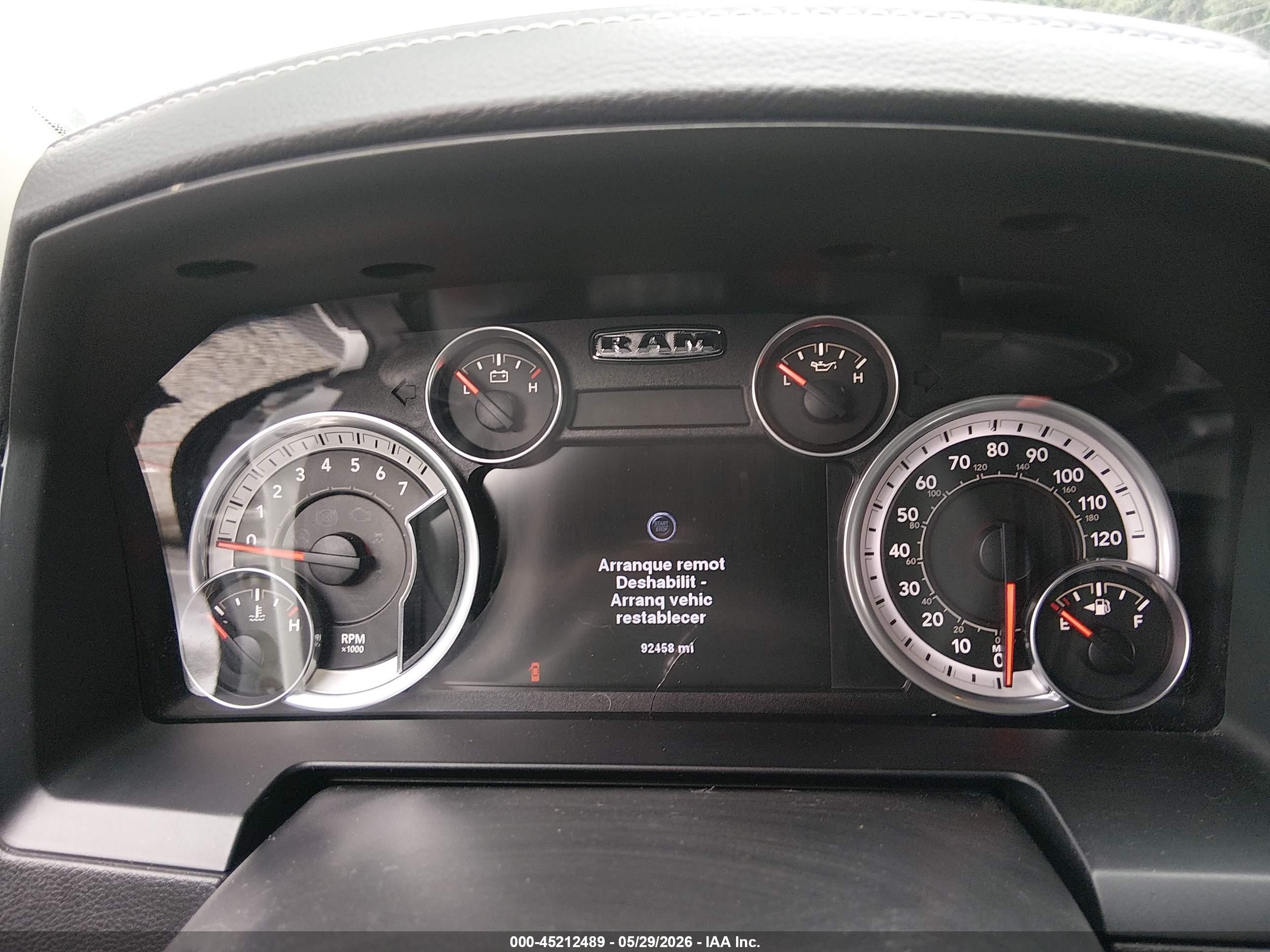 2014 Ram 1500 Sport White vin: 1C6RR7MT2ES417794