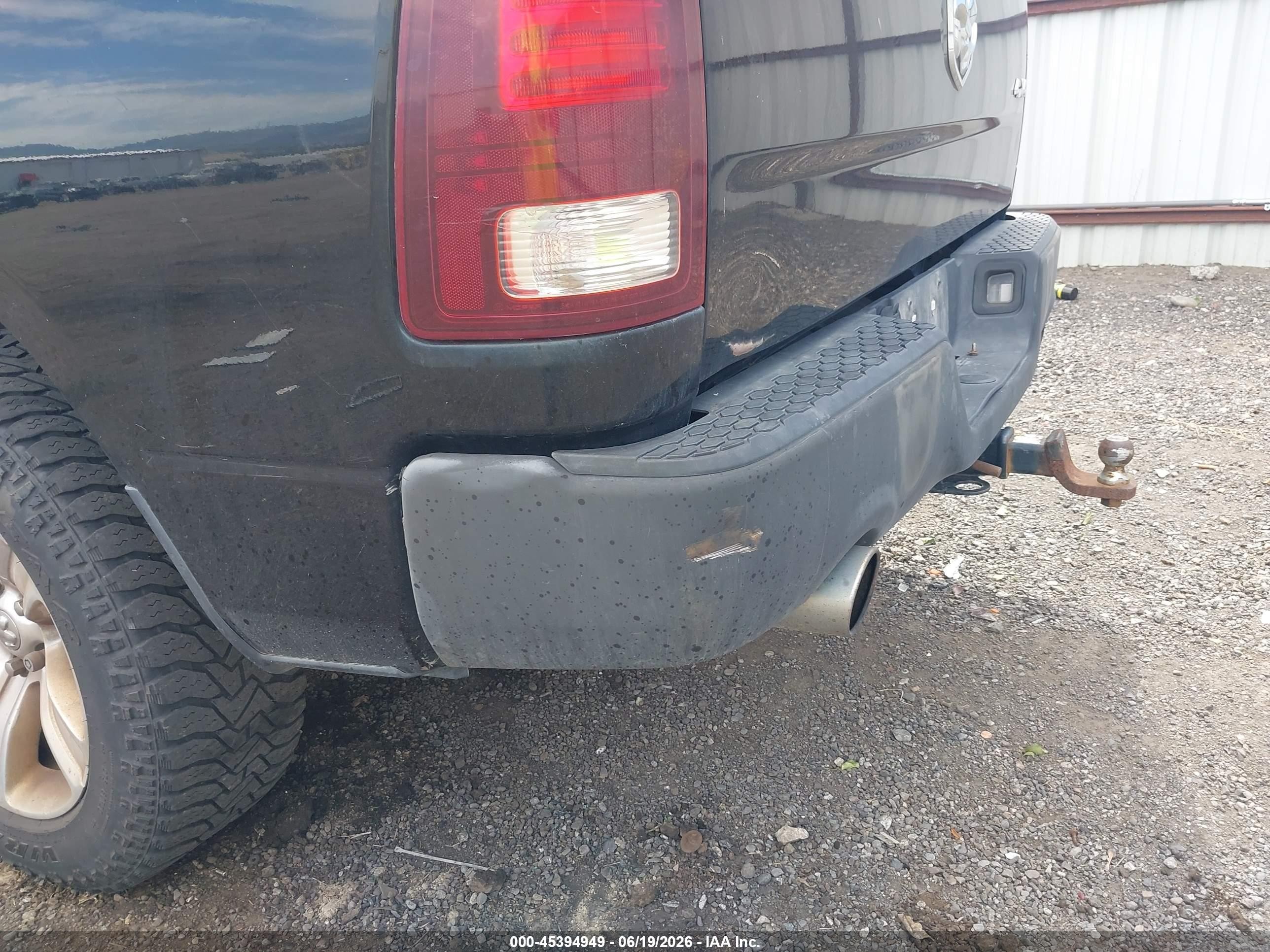 2013 Ram 1500 Sport Black vin: 1C6RR7MT3DS581733