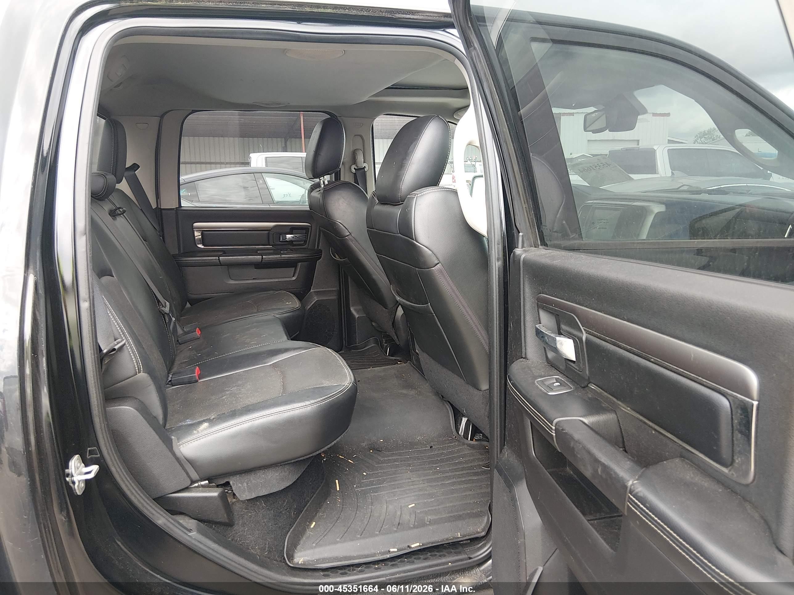 2013 Ram 1500 Sport Black vin: 1C6RR7MT3DS619266