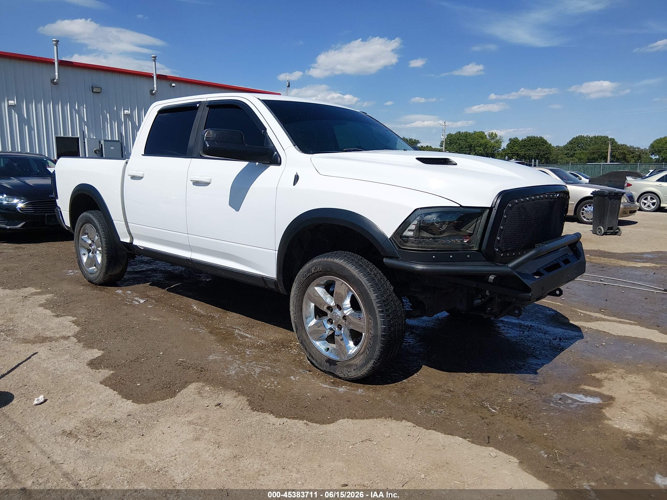 2014 Ram 1500 Sport Белый vin: 1C6RR7MT3ES192155