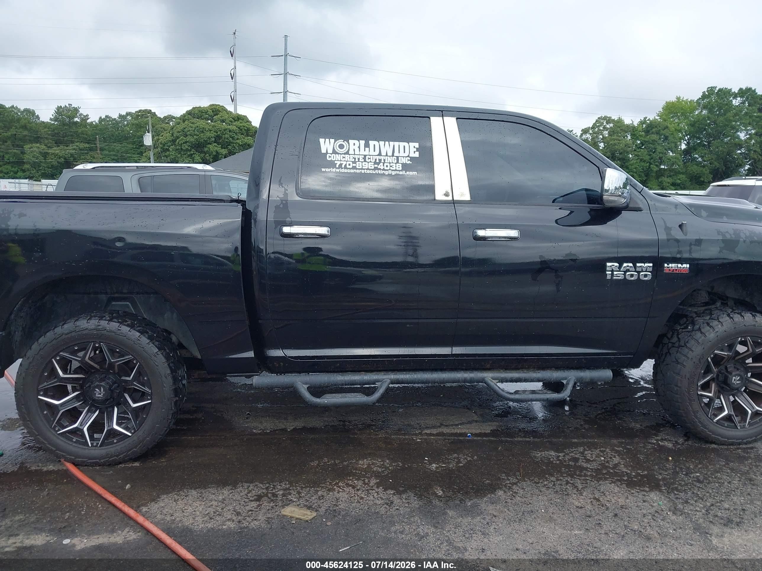 2015 Ram 1500 Sport Black vin: 1C6RR7MT3FS540201