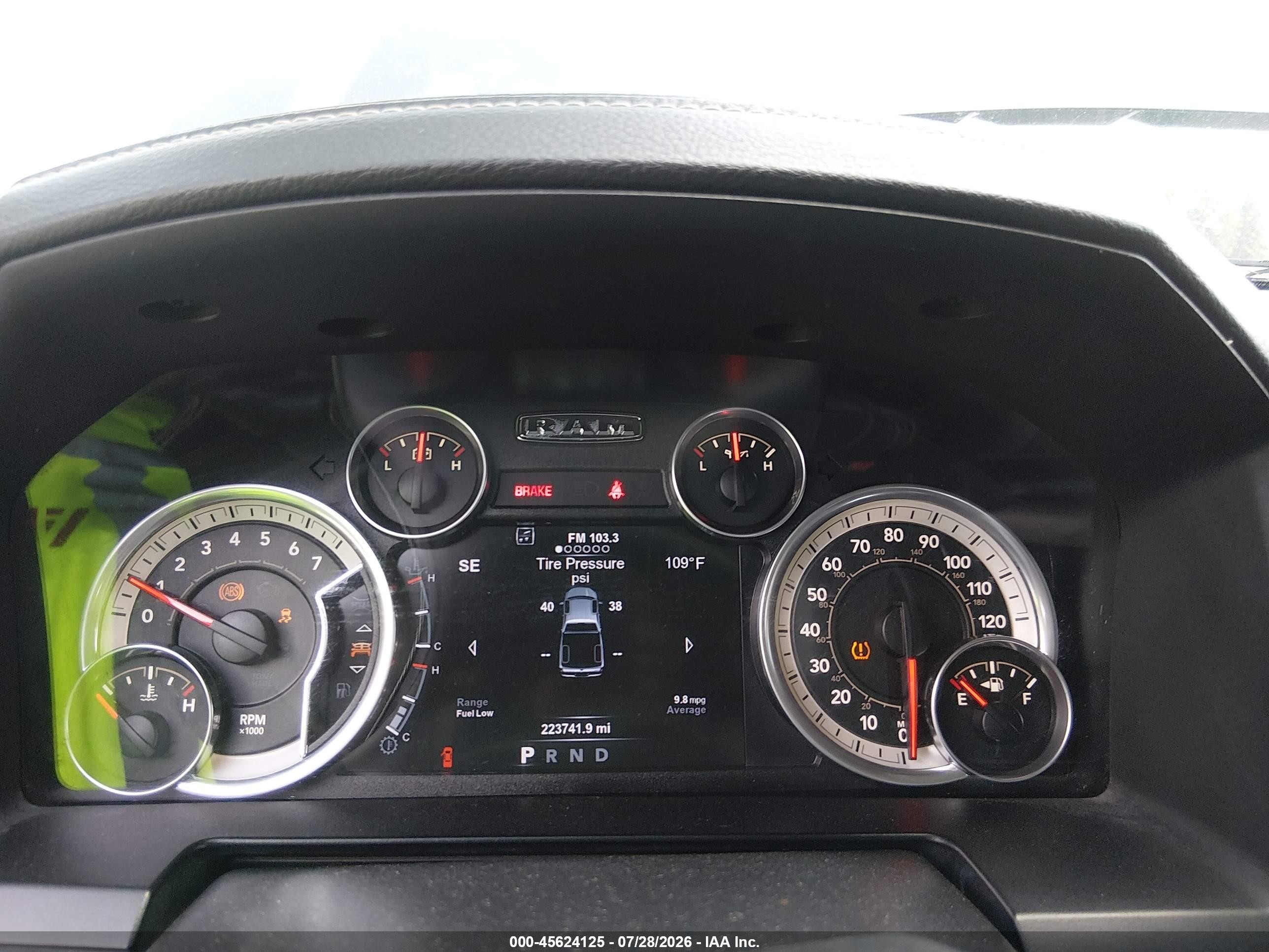 2015 Ram 1500 Sport Black vin: 1C6RR7MT3FS540201