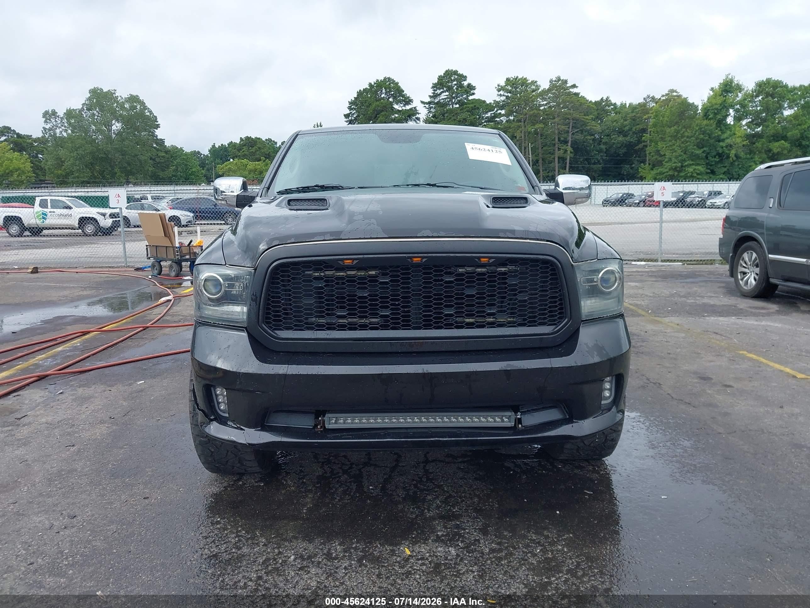 2015 Ram 1500 Sport Black vin: 1C6RR7MT3FS540201