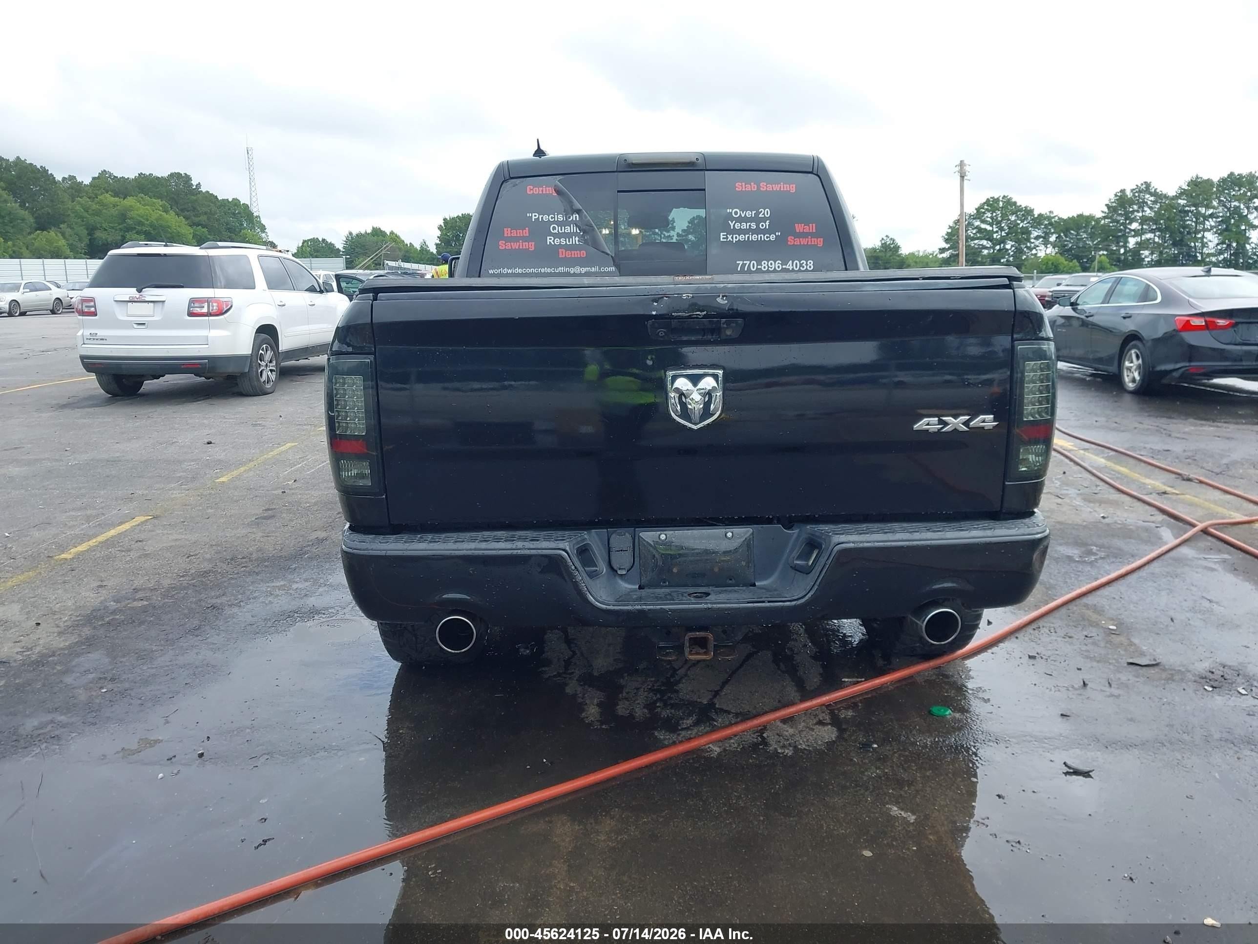 2015 Ram 1500 Sport Black vin: 1C6RR7MT3FS540201