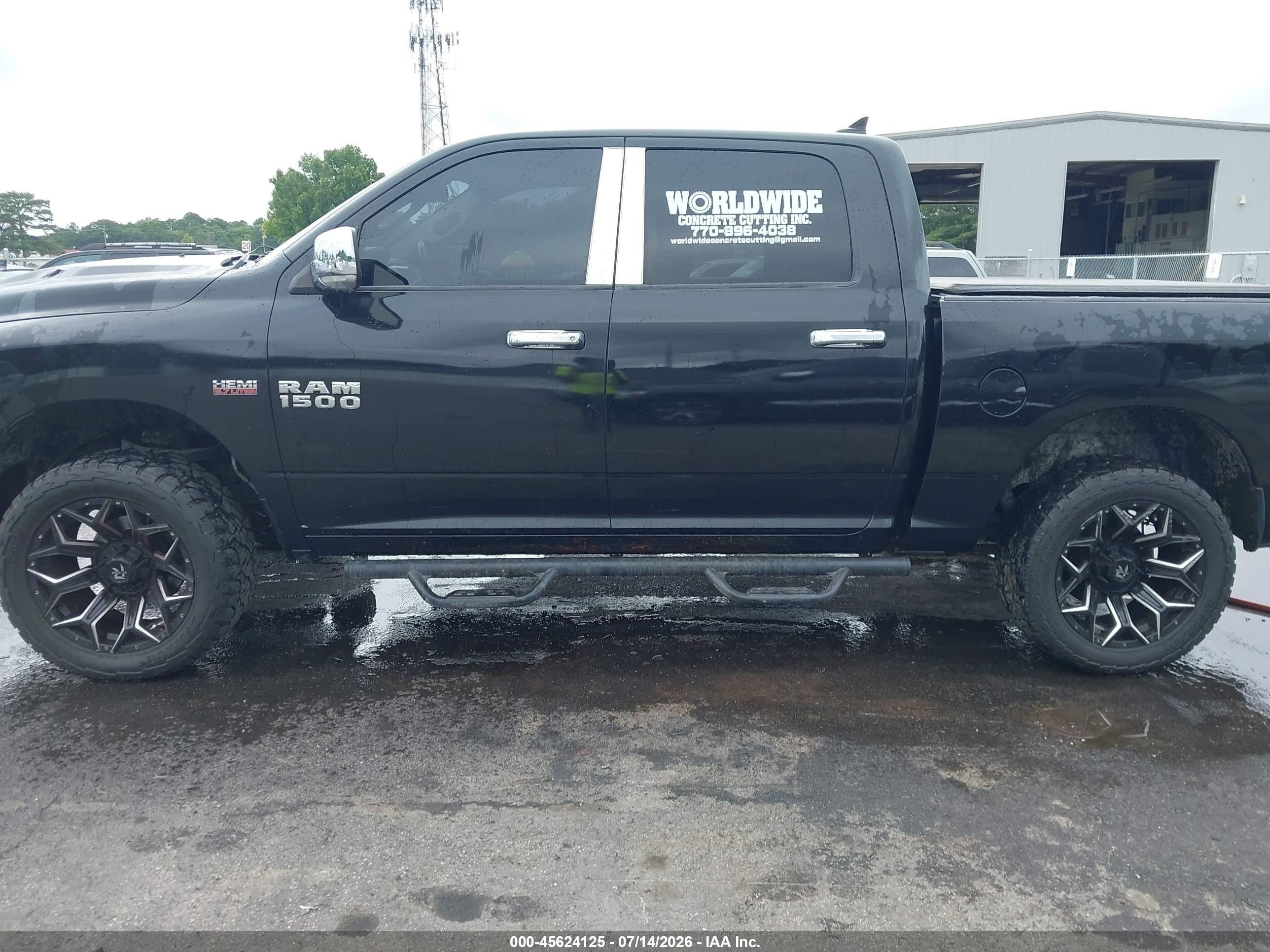 2015 Ram 1500 Sport Black vin: 1C6RR7MT3FS540201