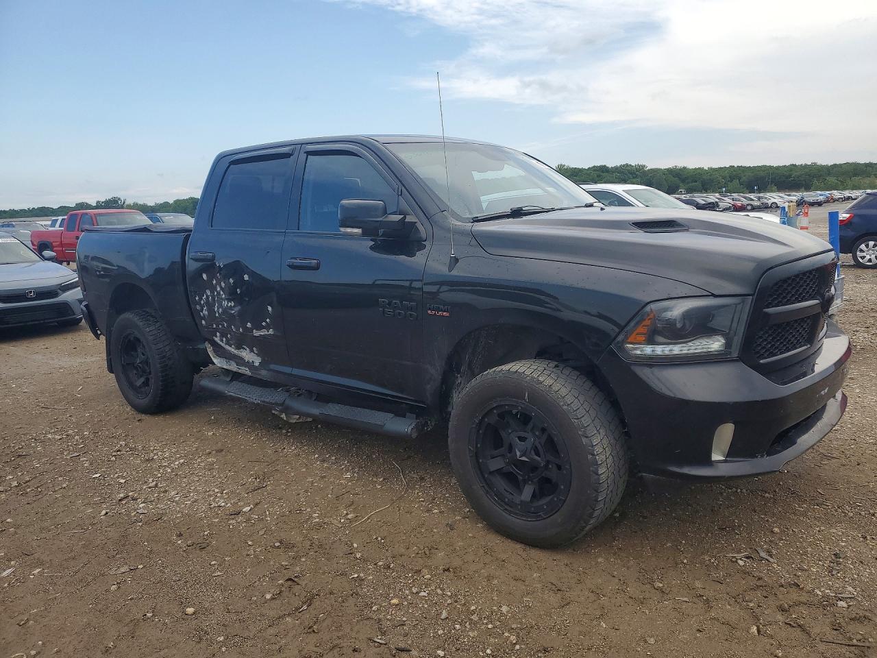 2015 Ram 1500 Sport Black vin: 1C6RR7MT3FS598826