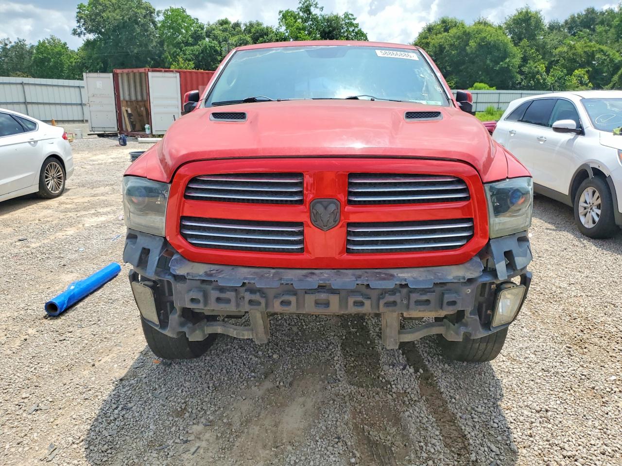 2015 Ram 1500 Sport Red vin: 1C6RR7MT3FS719385